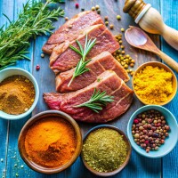 мясо в специях