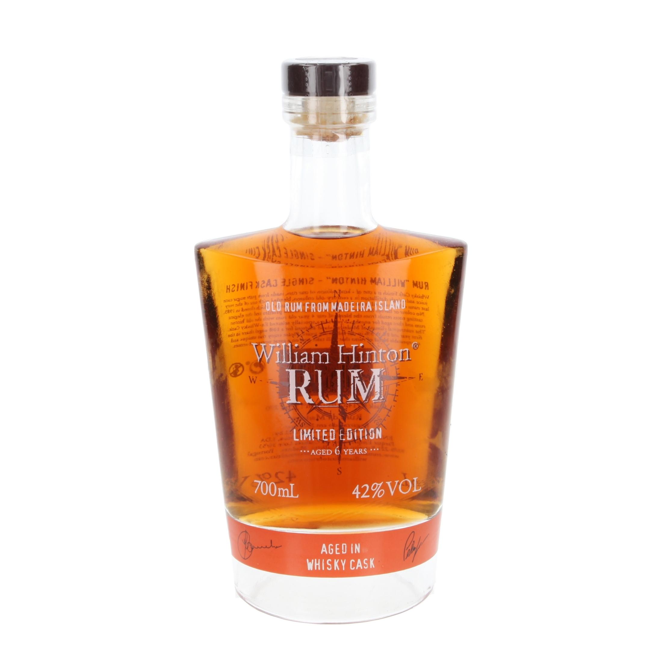 Ром William Hinton Single Whisky Cask Finish  6 Years 700 ml