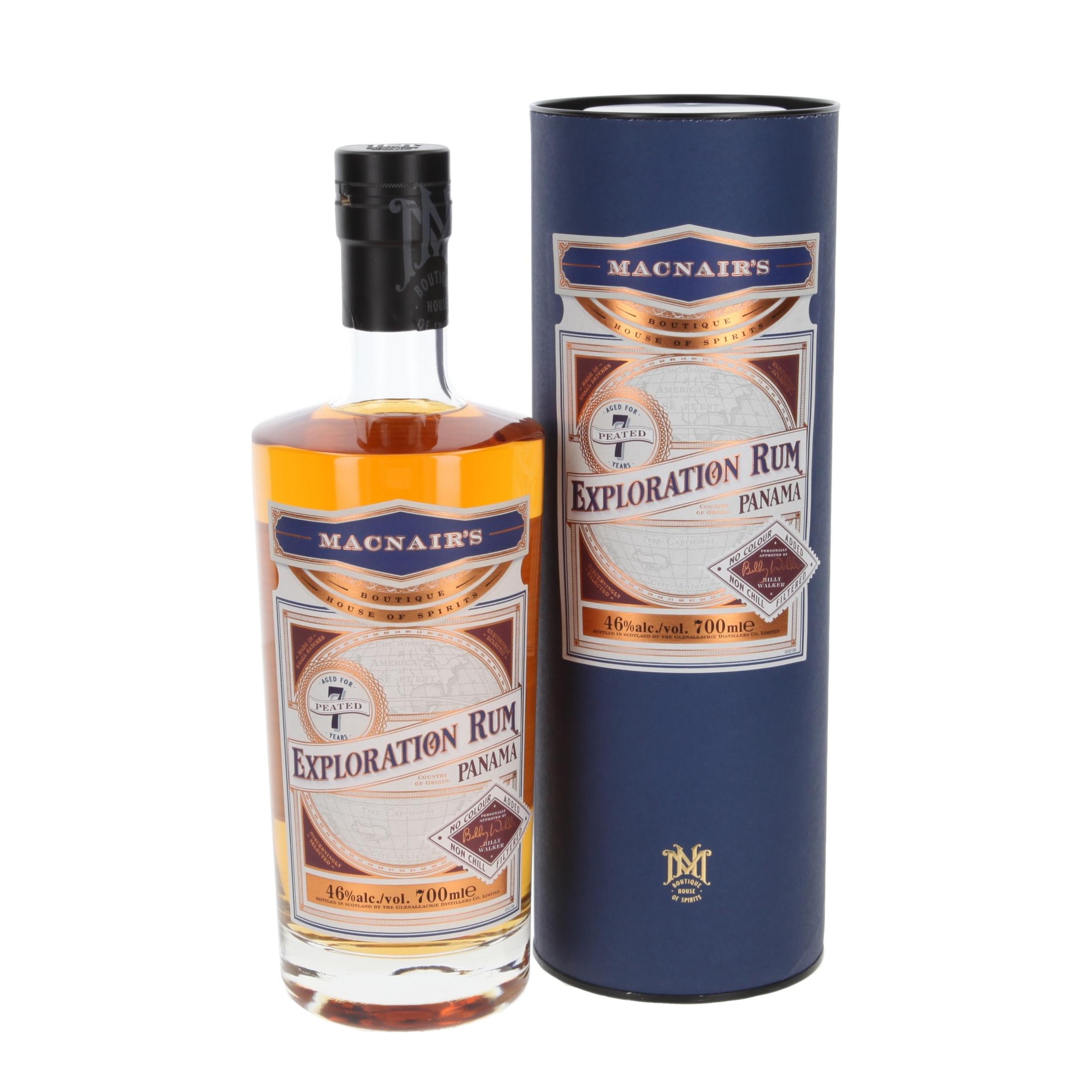 Ром MacNairs Exploration Panama  - Peated 7 Years 700 ml