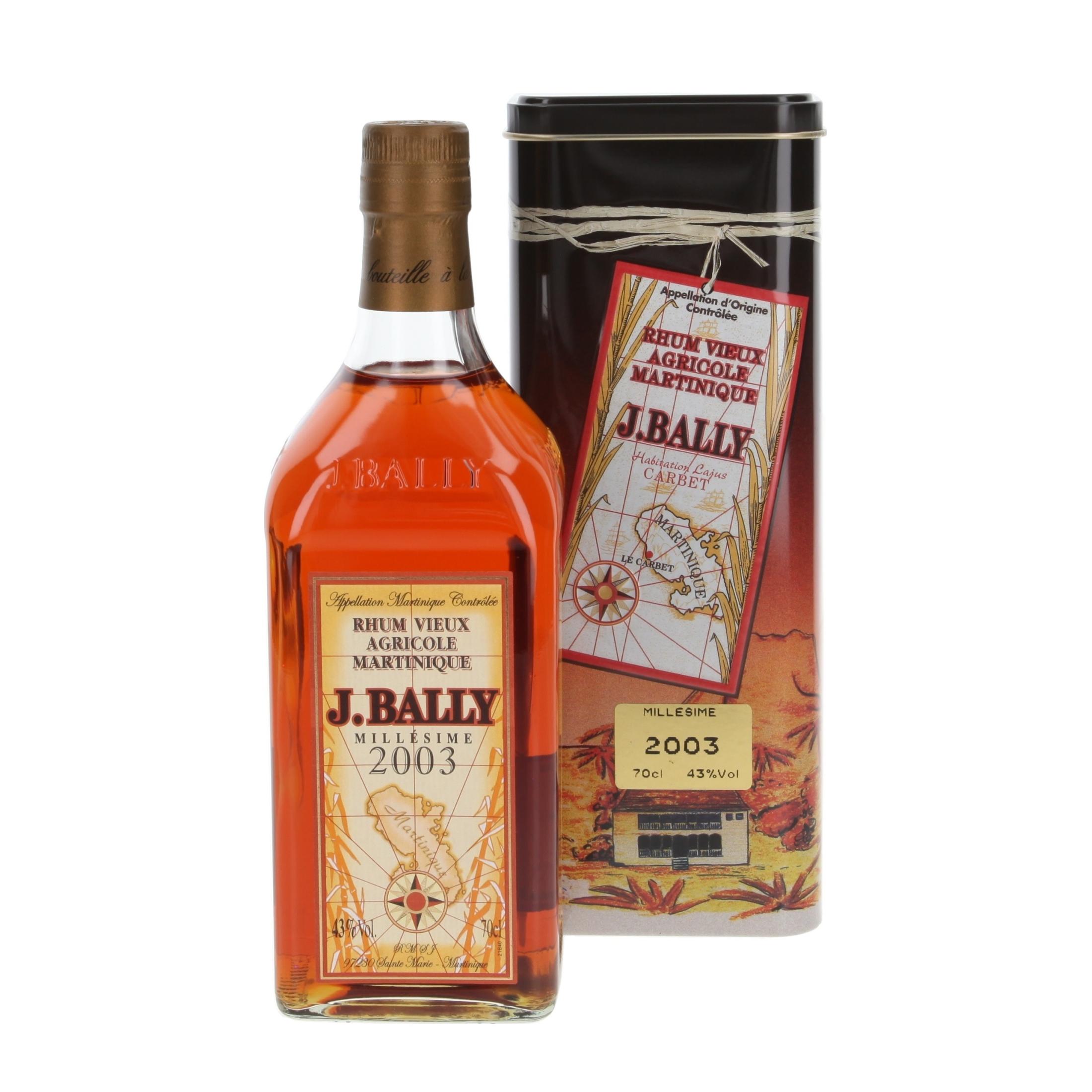 Ром J.Bally Millesime Rhum 10 Years 2003/ 700 ml
