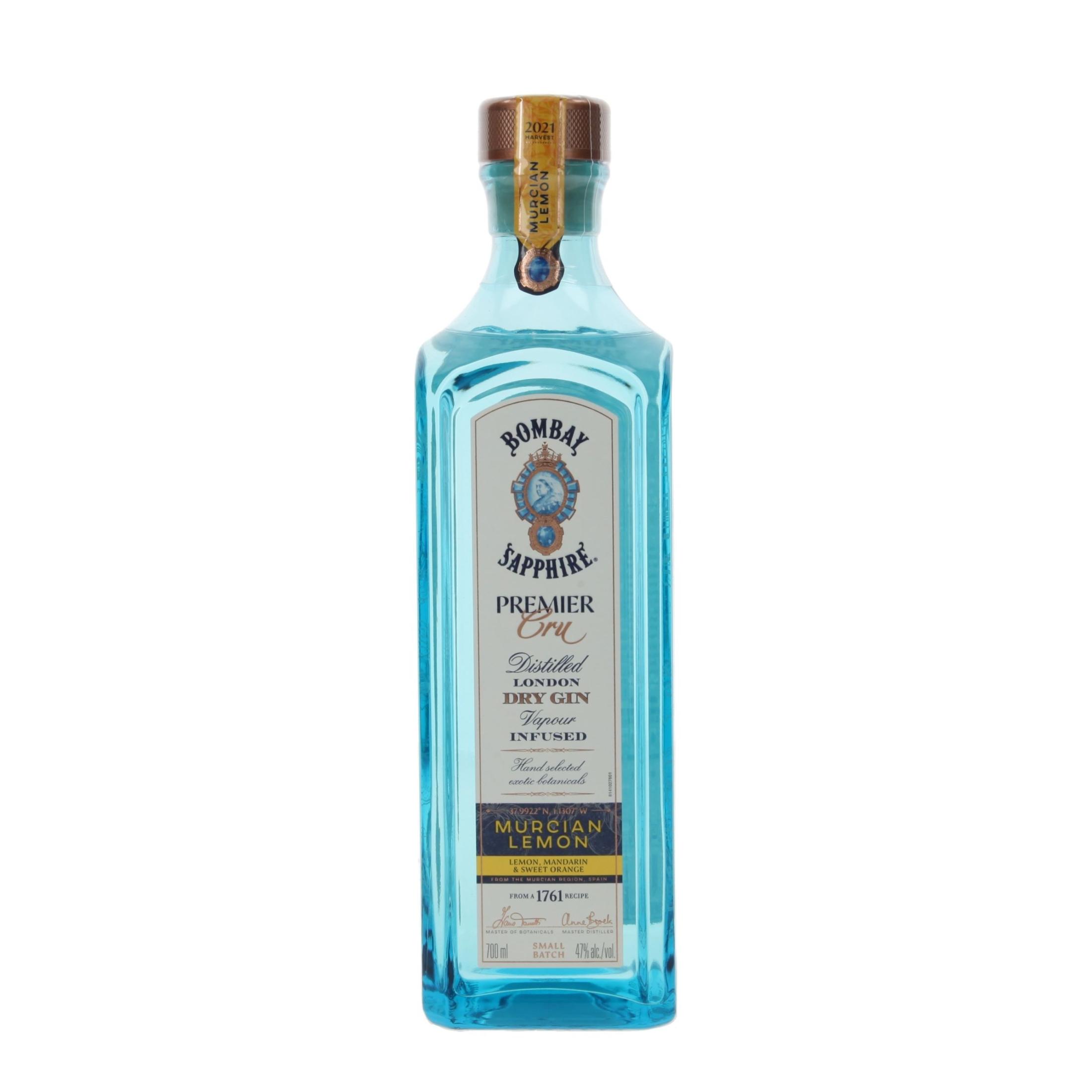 Джин Bombay Sapphire  Premier Cru - Murcian Lemon 700 ml