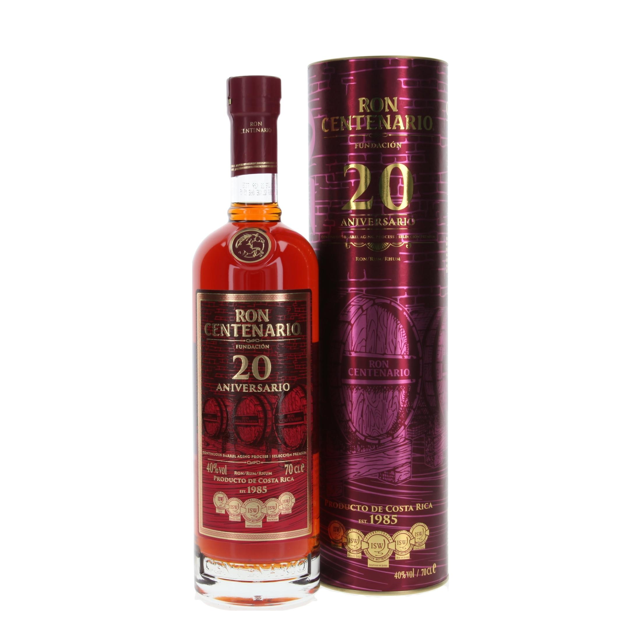 Ром Ron Centenario Fundación 20 Aniversario 700 ml