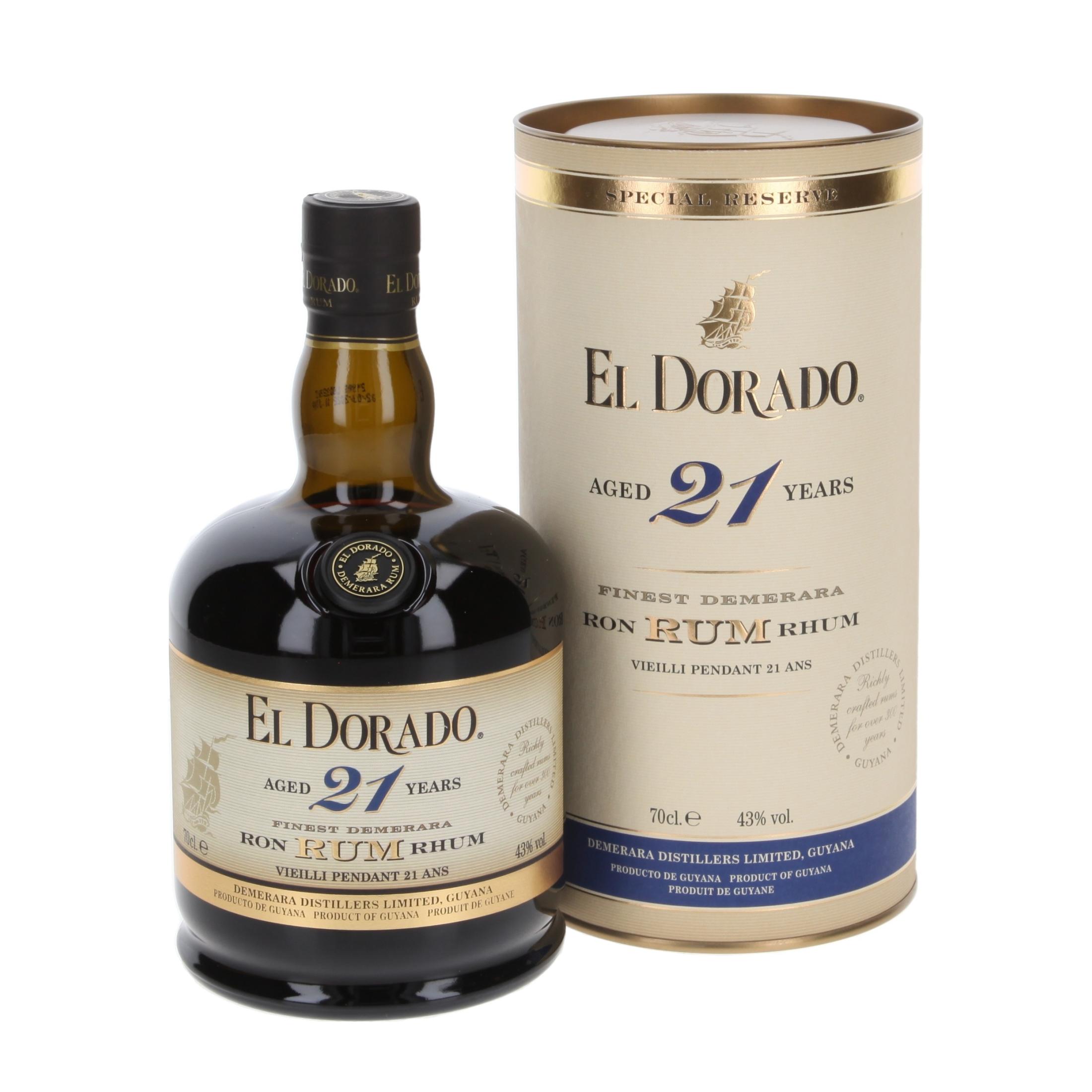 Ром El Dorado  21 Years 700 ml