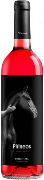 Вино "Pirineos Seleccion" Merlot-Cabernet Rosado, Somontano DO 2021 750 ml