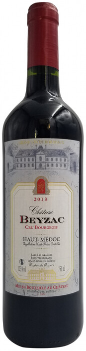 Вино Chateau Beyzac, Haut-Medoc AOC Cru Bourgeois 750 ml