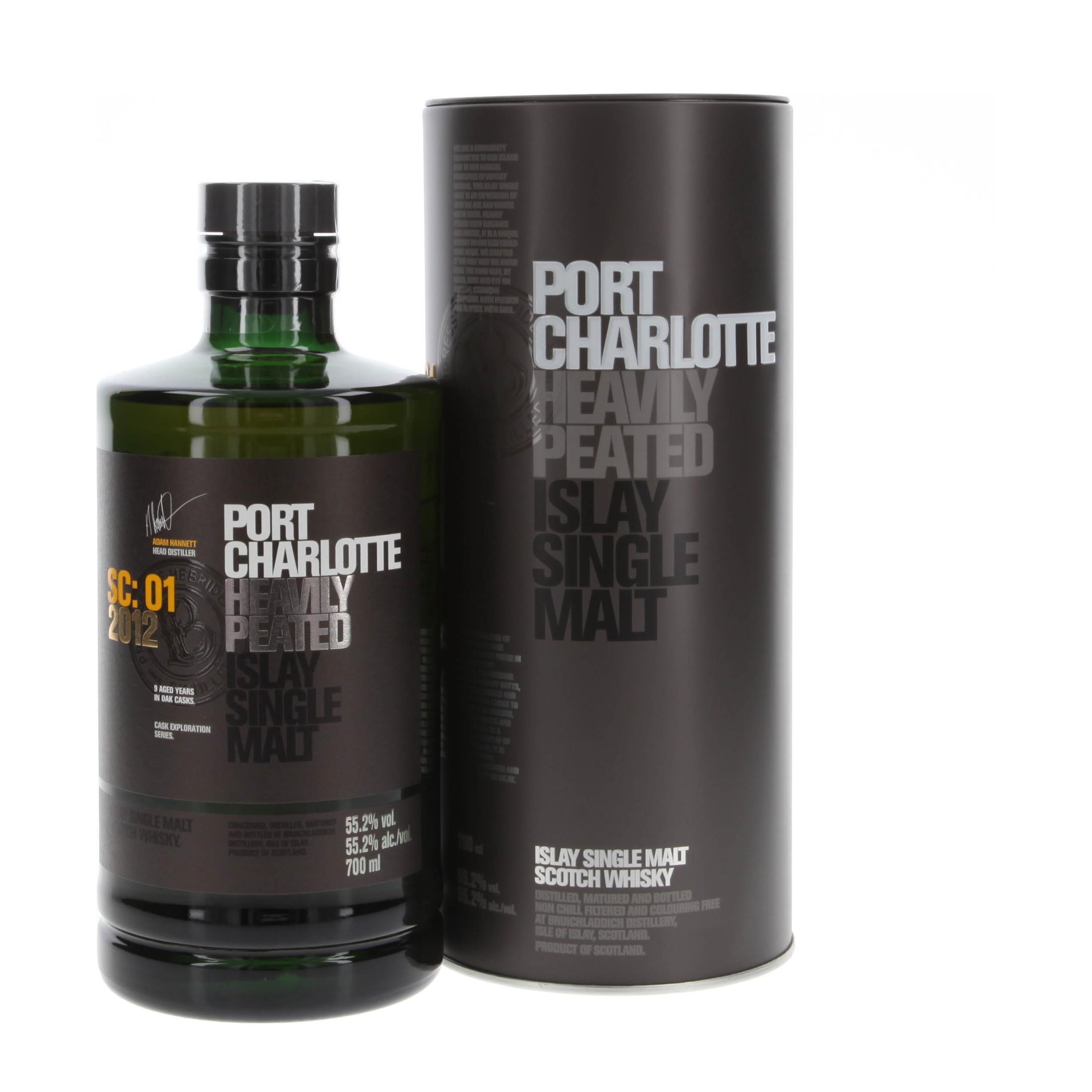Виски Port Charlotte SC: 01 Heavily Peated 9 Лет 2012/ 700 ml