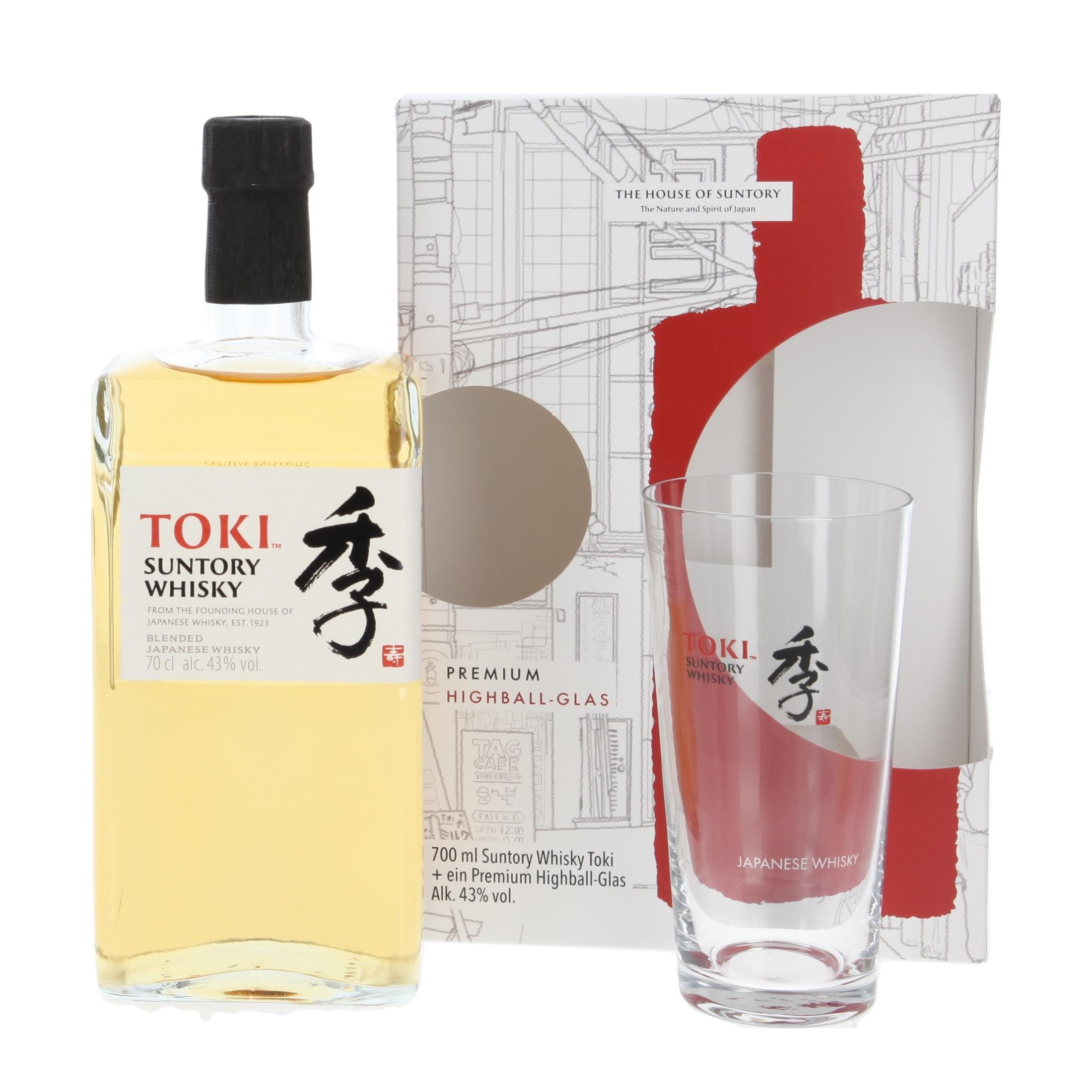 Виски Suntory Whisky Toki with highball glass 700 ml