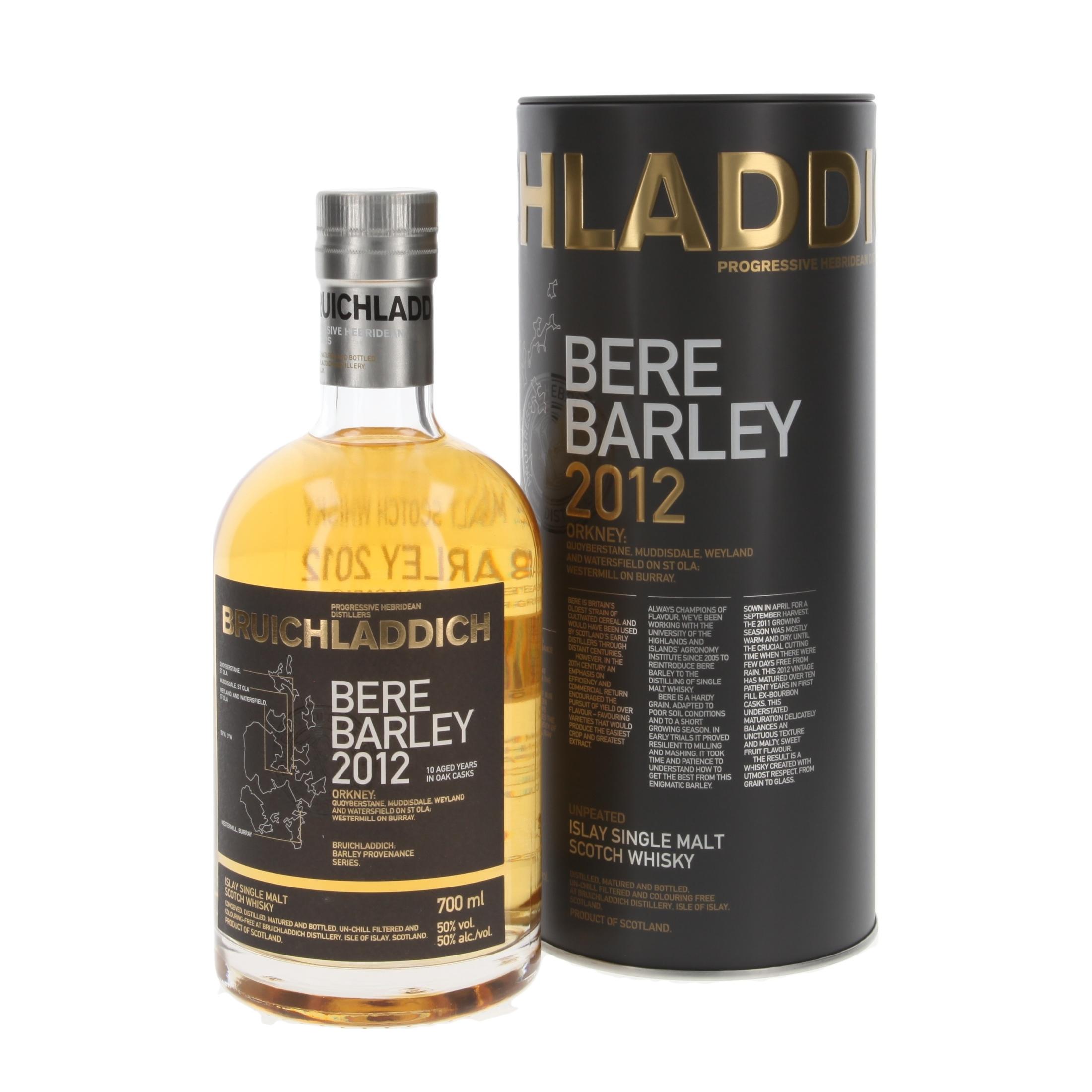Виски Bruichladdich Bere Barley 10 Лет 2012 700 ml