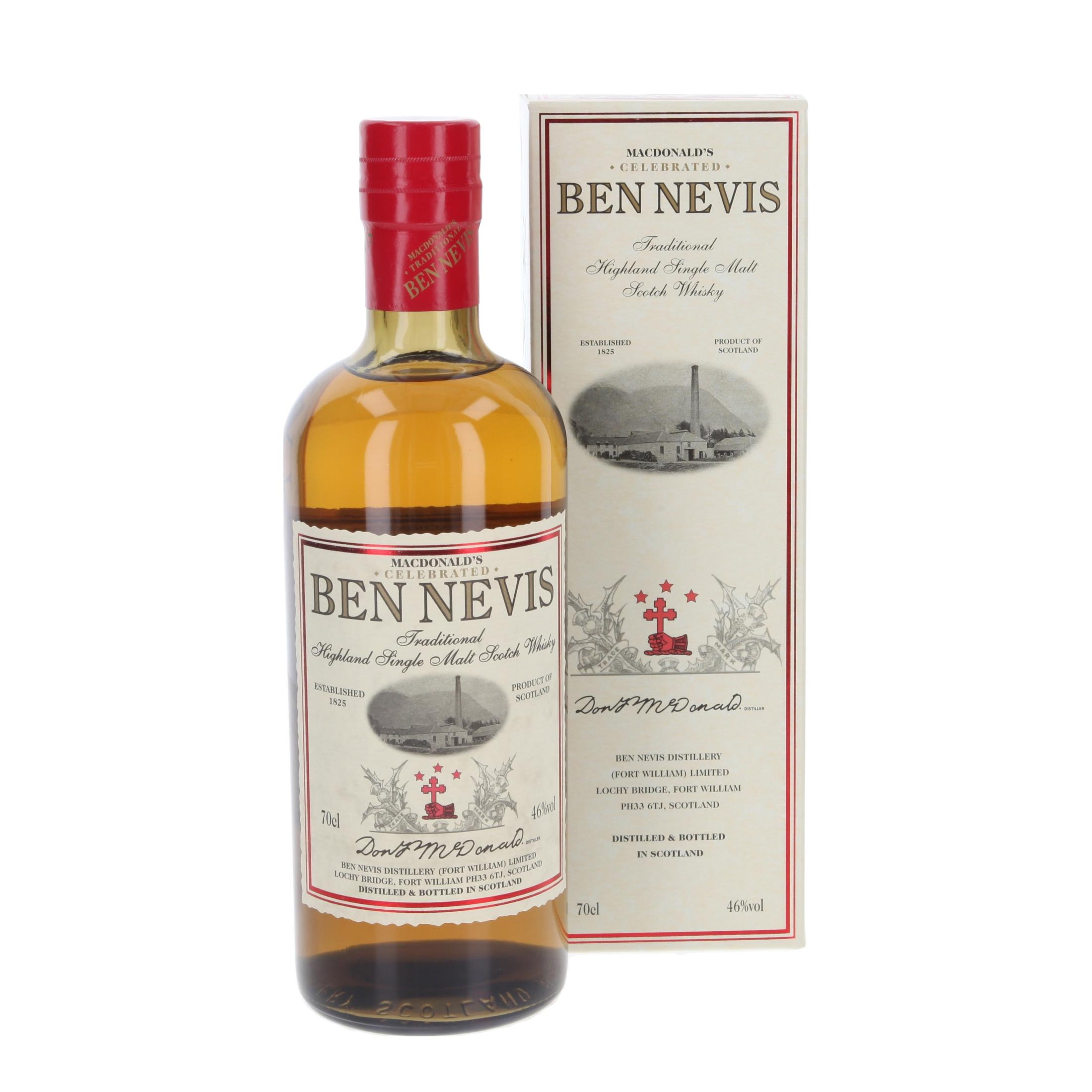 Виски Ben Nevis MacDonald's Traditional Peated 700 ml