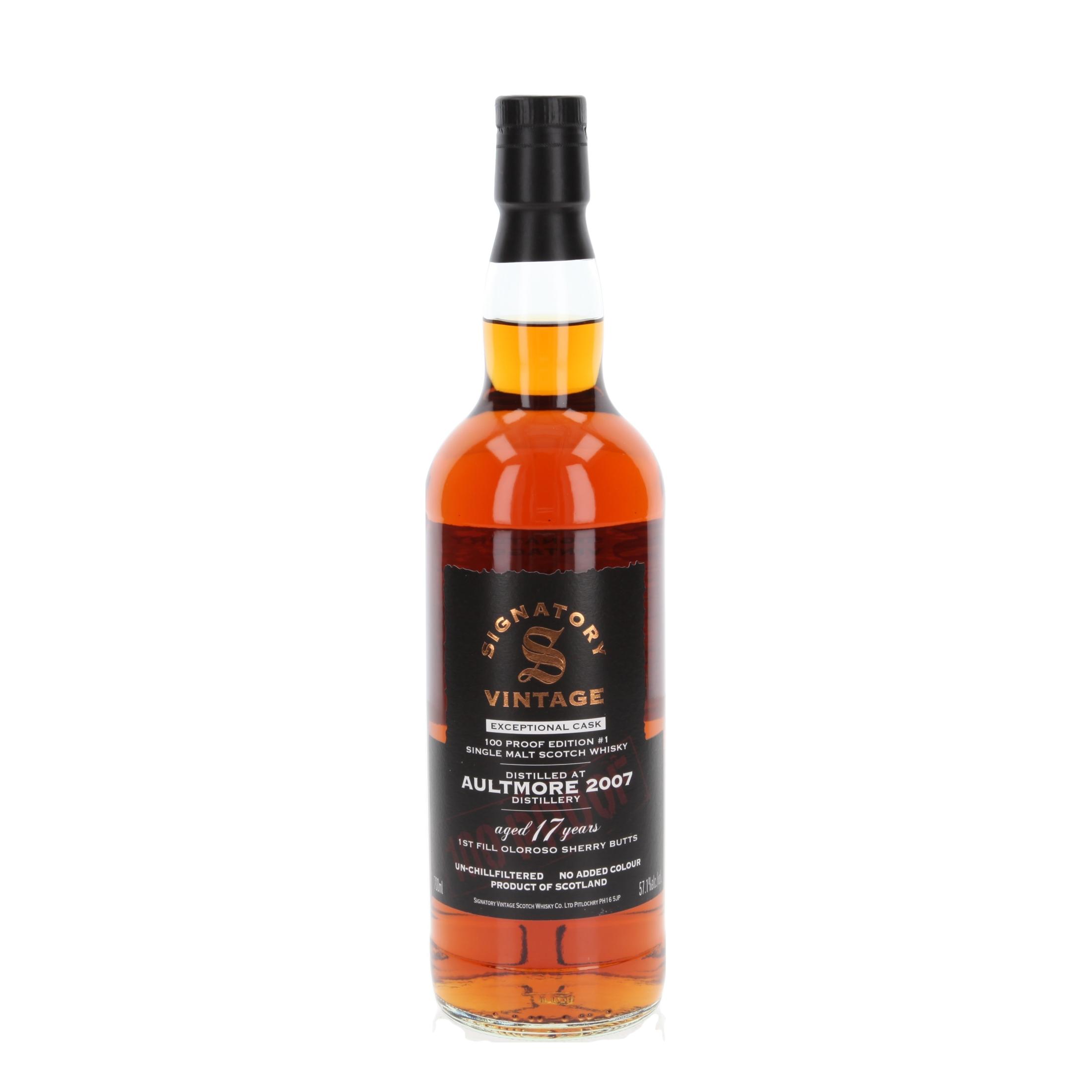 Виски Aultmore 100 Proof Exceptional Cask Edition #1 17 Лет 2007/2024 700 ml