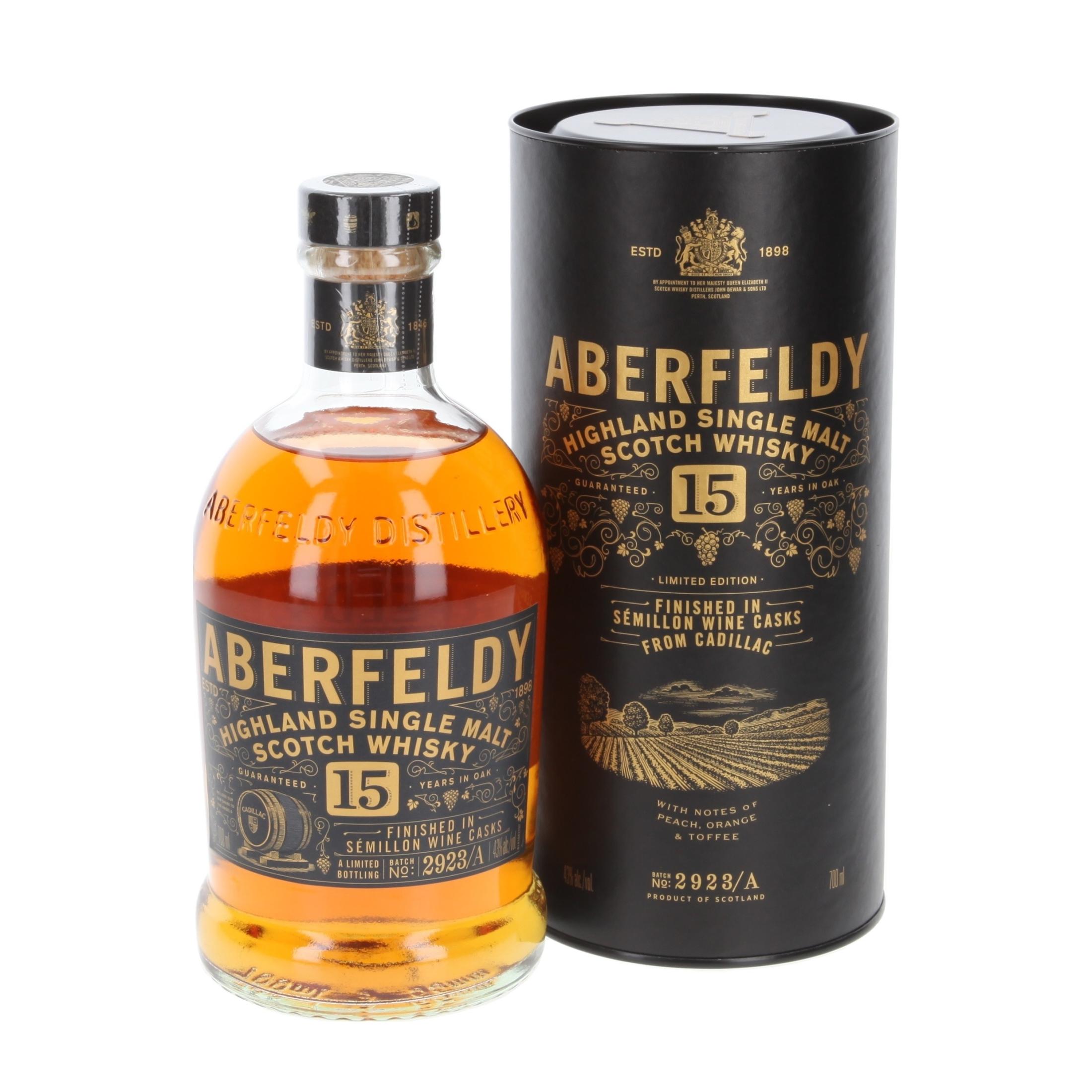 Виски Aberfeldy Cadillac Finish 15 Лет 700 ml