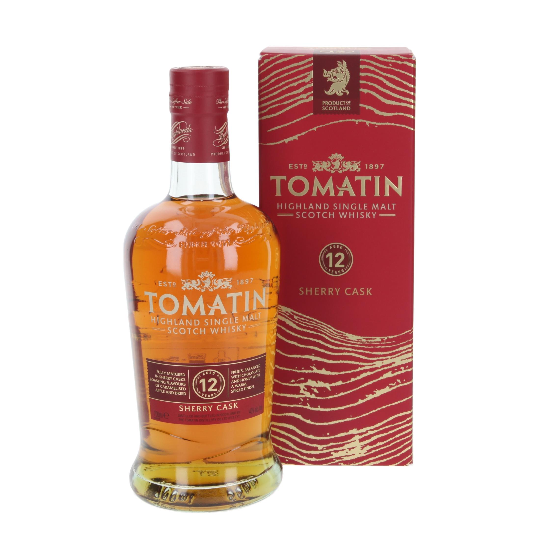 Виски Tomatin Sherry Cask 12 Лет 700 ml