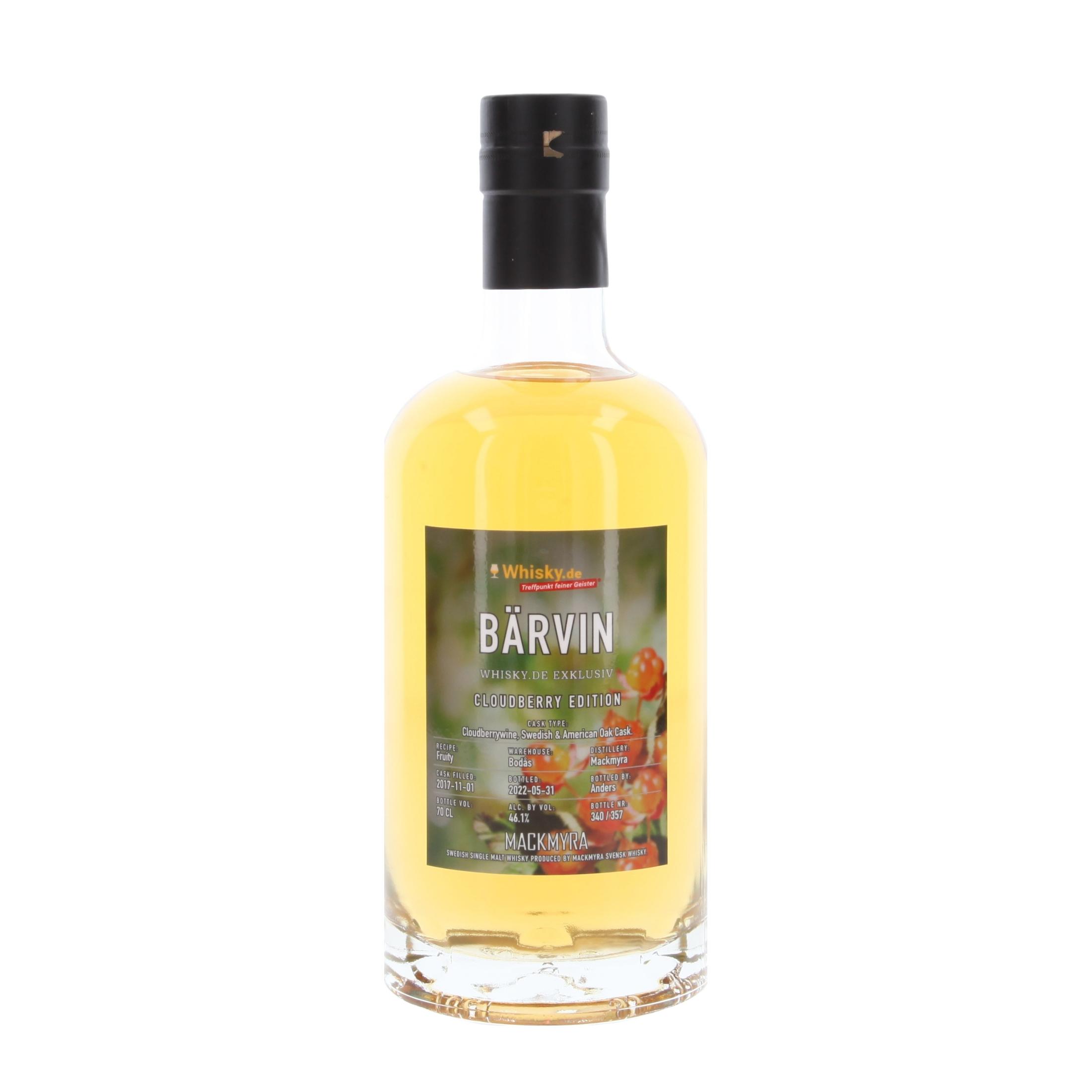 Виски Mackmyra Bärvin 'Whisky.de exclusive' 2017/2022 700 ml