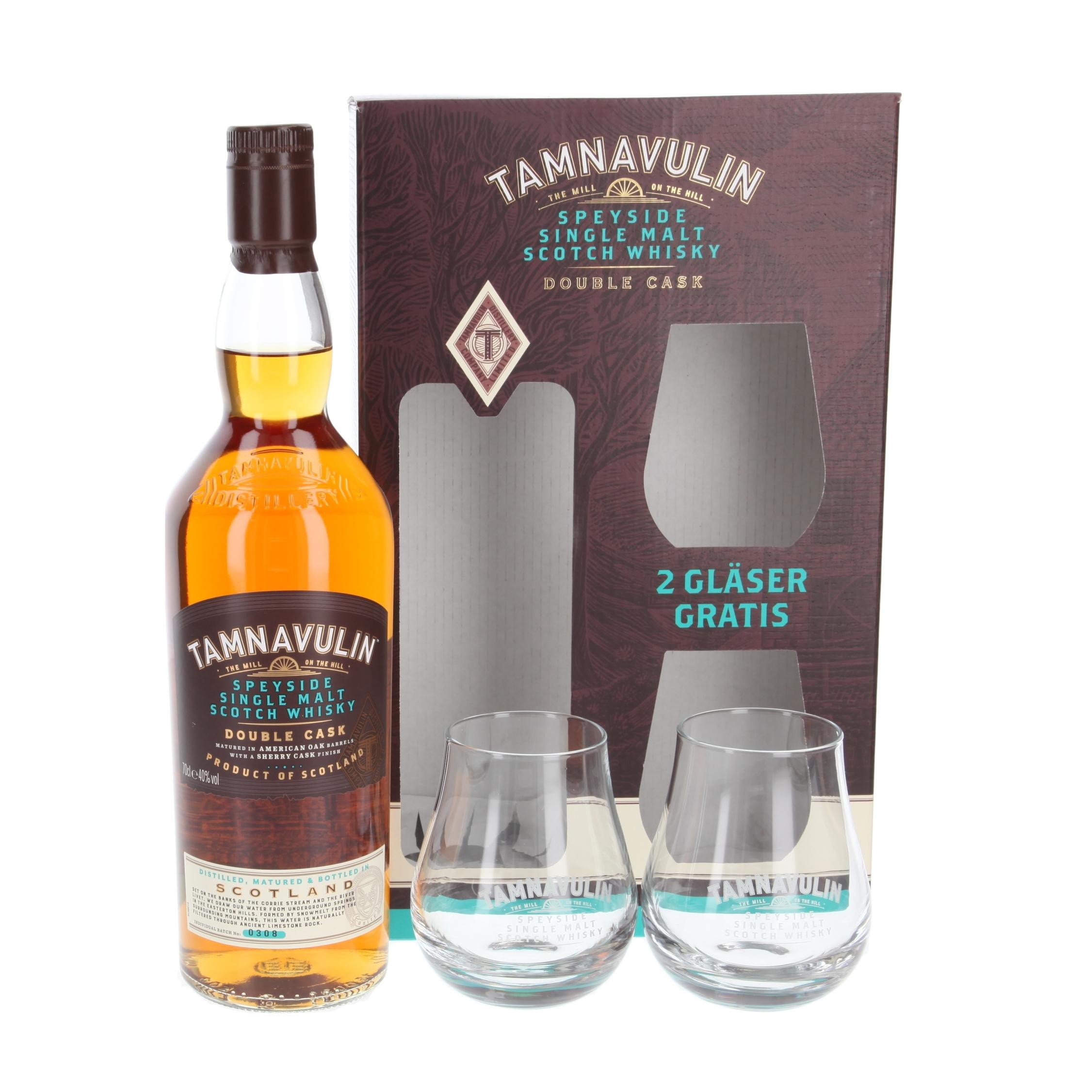 Виски Tamnavulin Double Cask with 2 glasses 700 ml