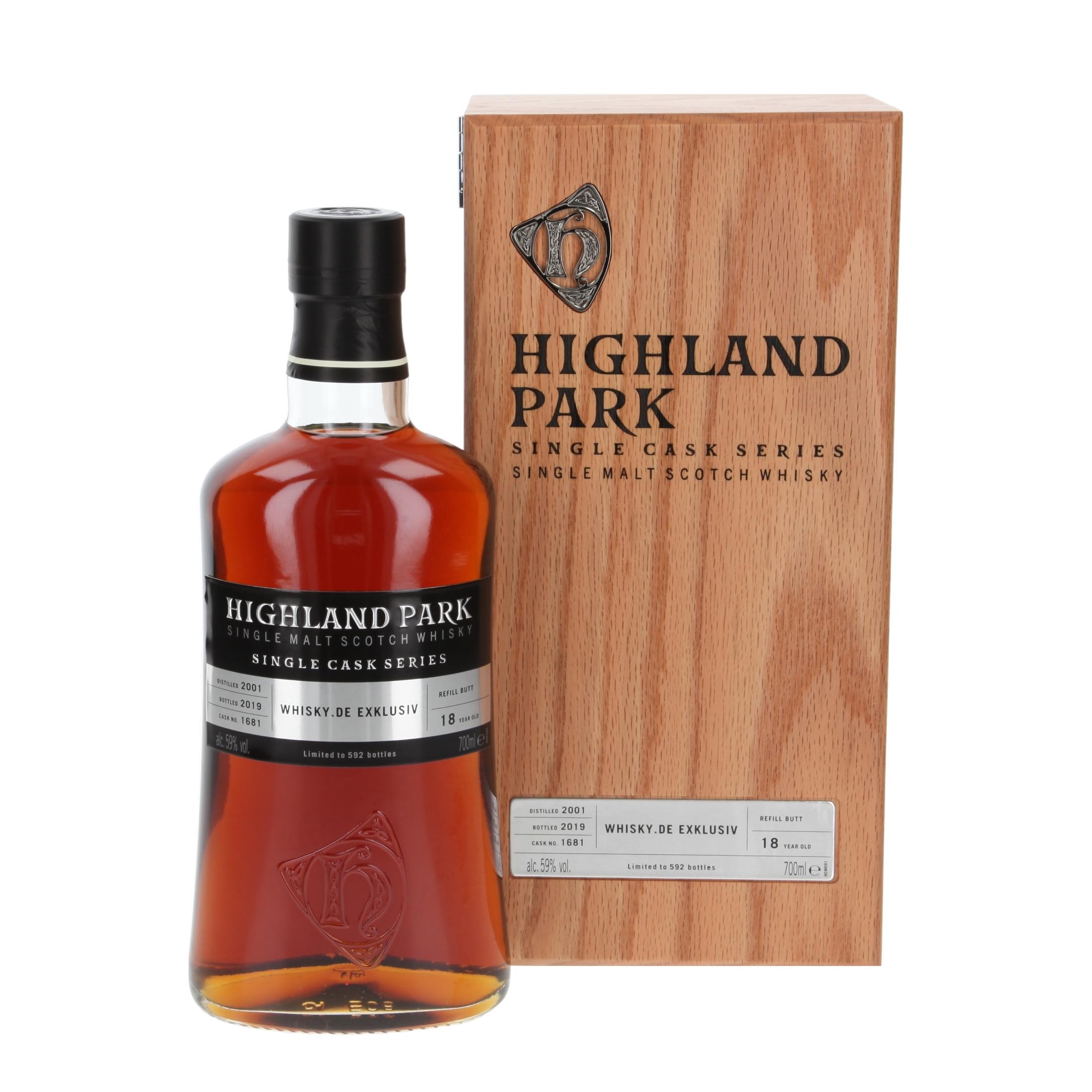 Виски Highland Park 'Whisky.de exclusive 18 Лет 2001/2019 700 ml