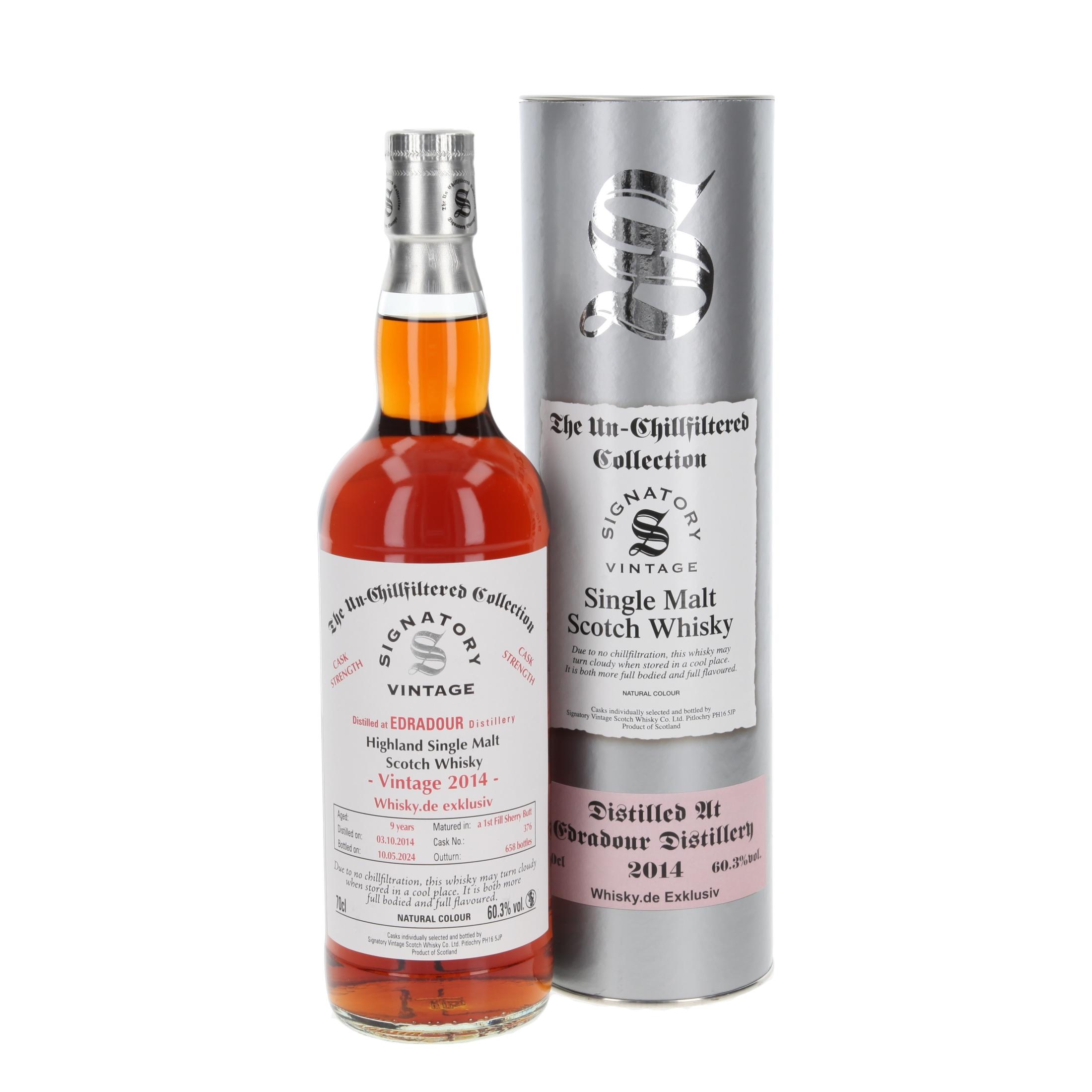 Виски Edradour 'Whisky.de exclusive' 9 Лет 2014/2024 700 ml