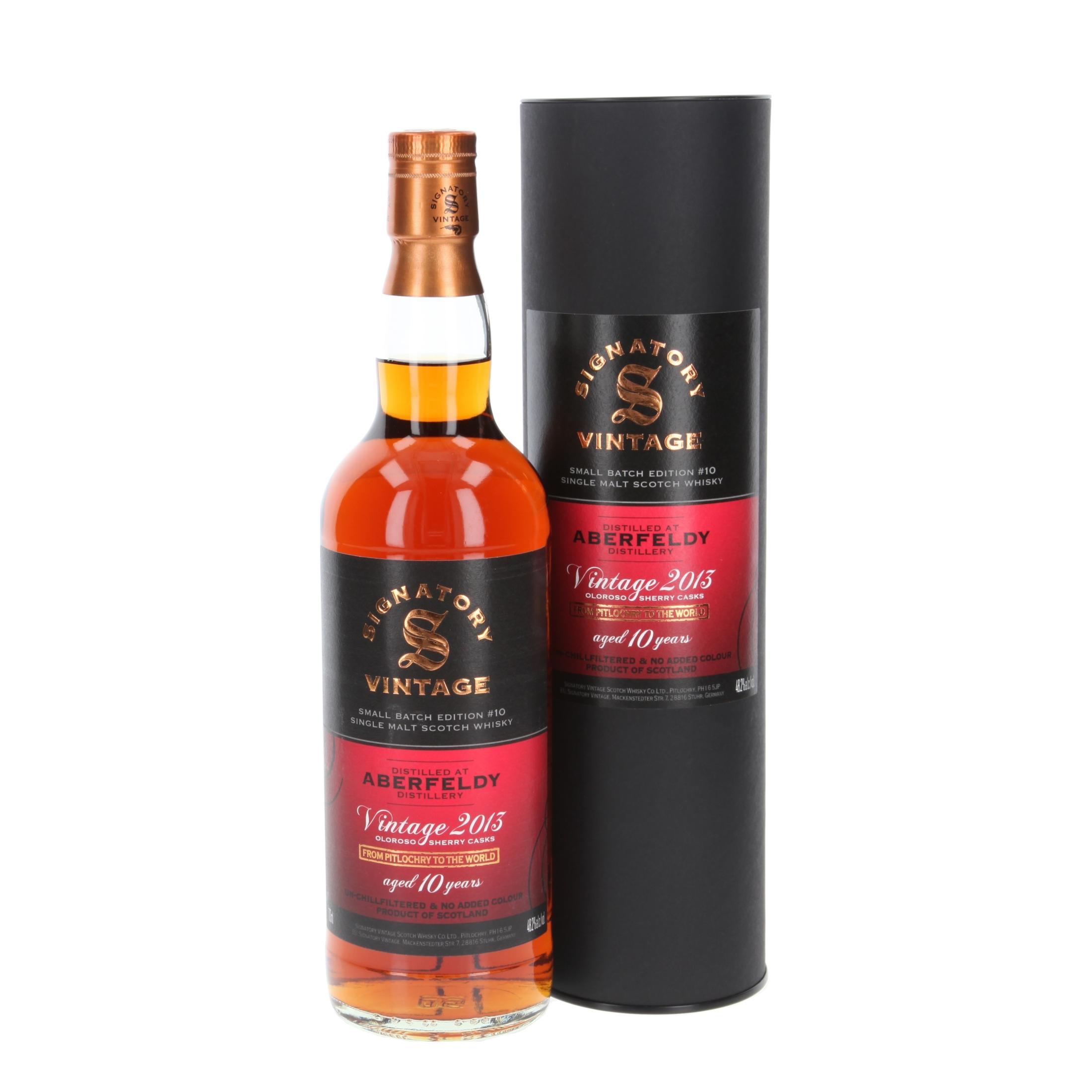 Виски Aberfeldy Vintage Small Batch No. 10 10 Лет 2013/2023 700 ml