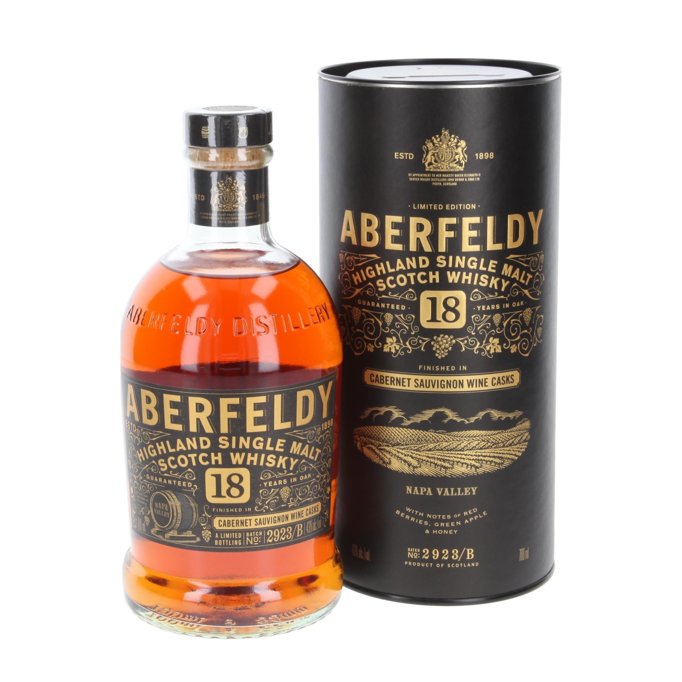 Виски Aberfeldy Nappa Valley 18 Лет 700 ml