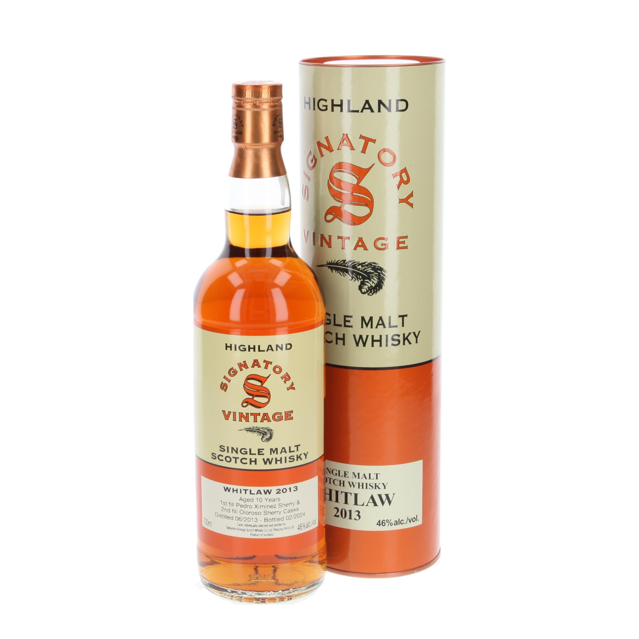 Виски Whitlaw Signatory Vintage 10 Лет 2013/2024 700 ml