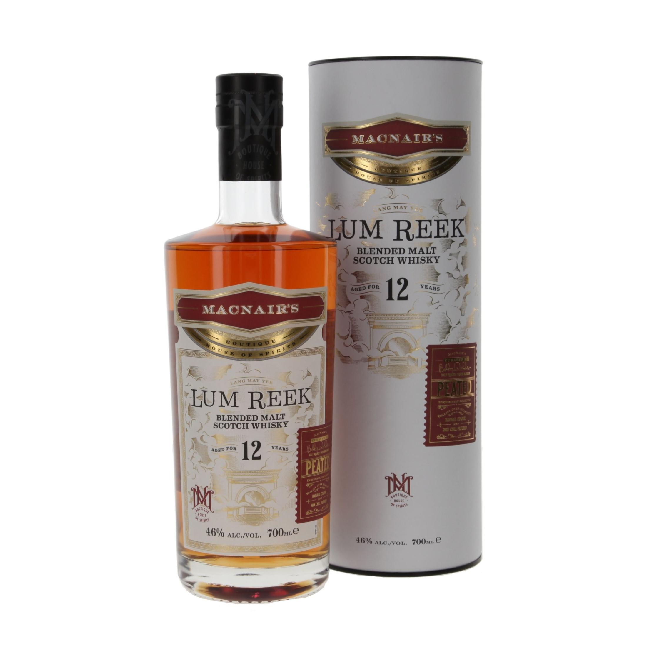Виски MacNair's Lum Reek 12 Лет 700 ml