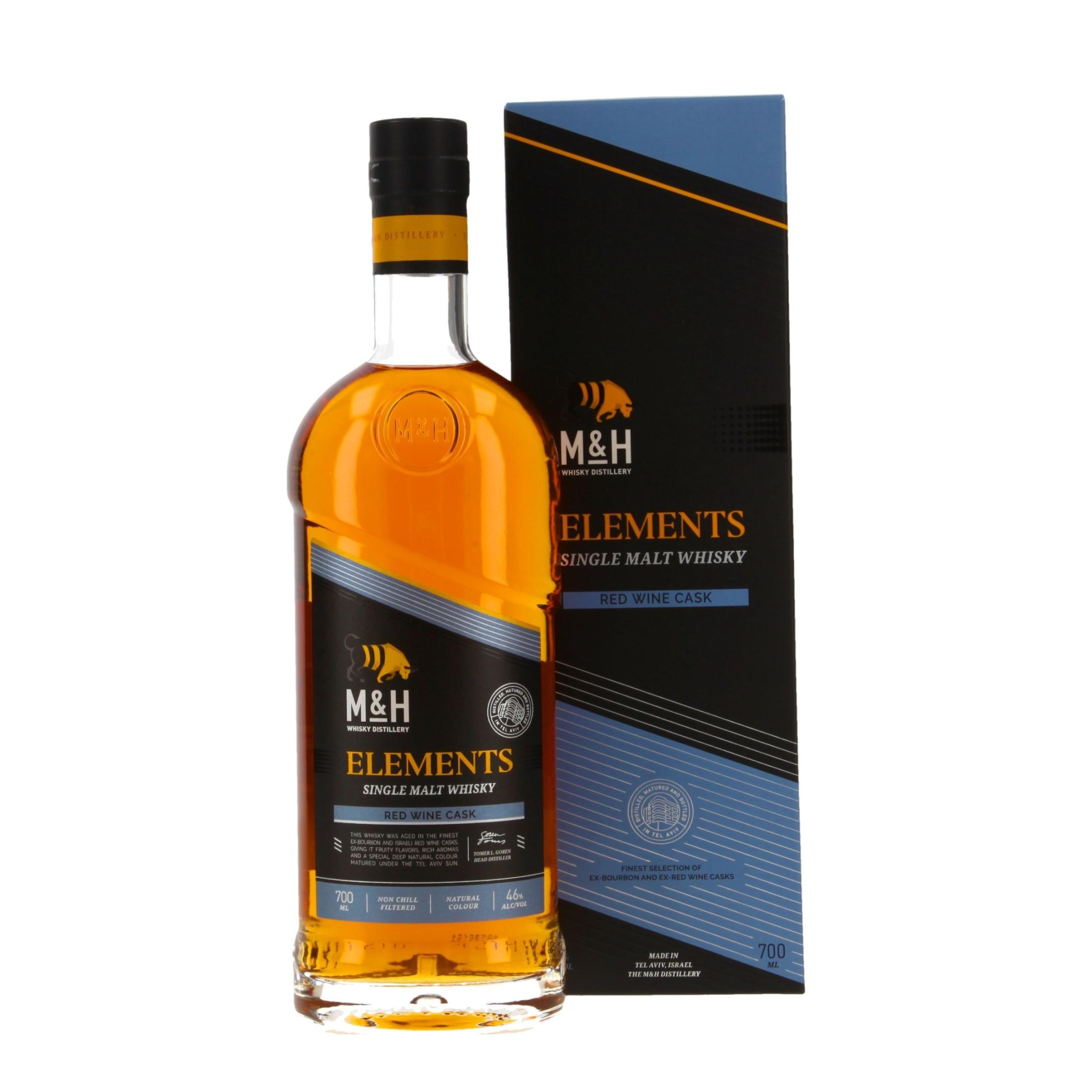 Виски M&H Elements Red Wine Cask 700 ml