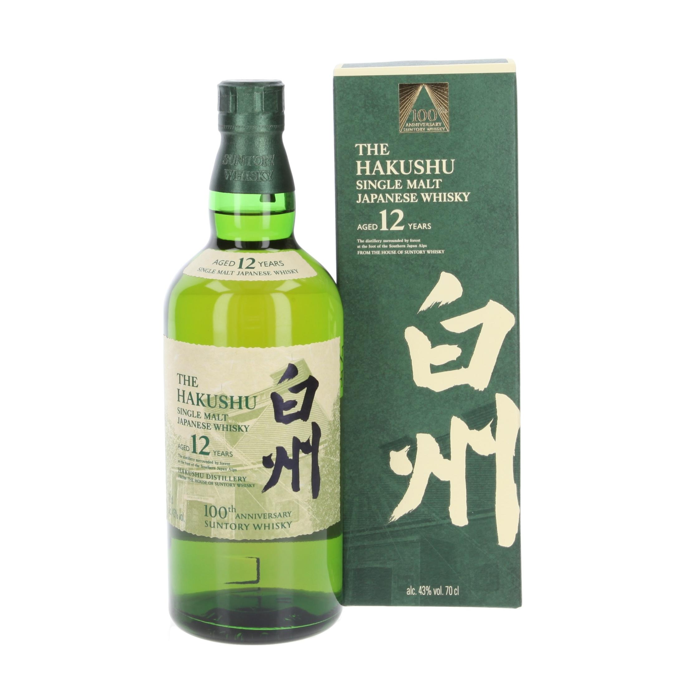Виски Suntory Hakushu 100th Anniversary Edition 12 Лет 700 ml