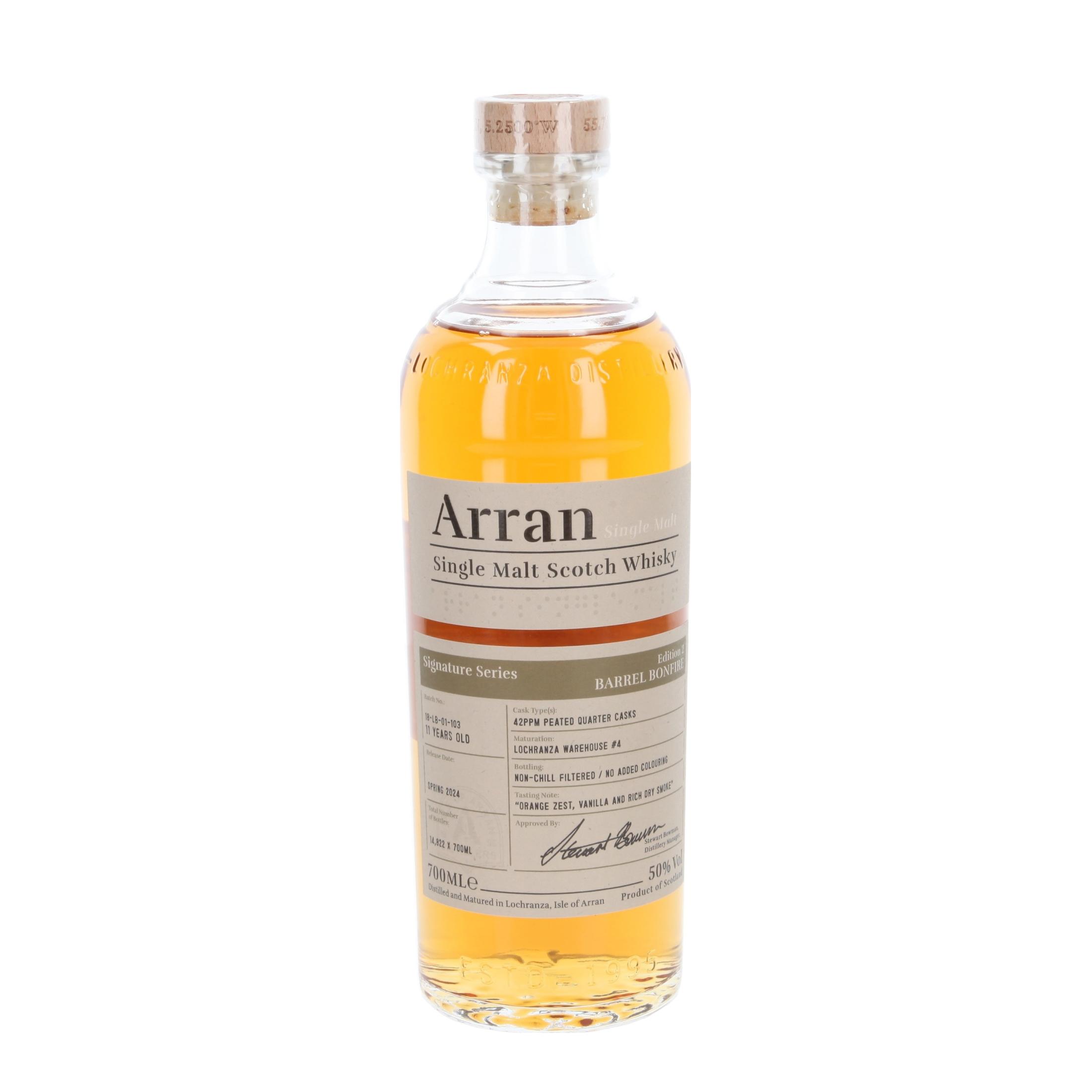 Виски Arran Signature Series Edition 2 - Barrel Bonfire 11 Лет 2024 700 ml