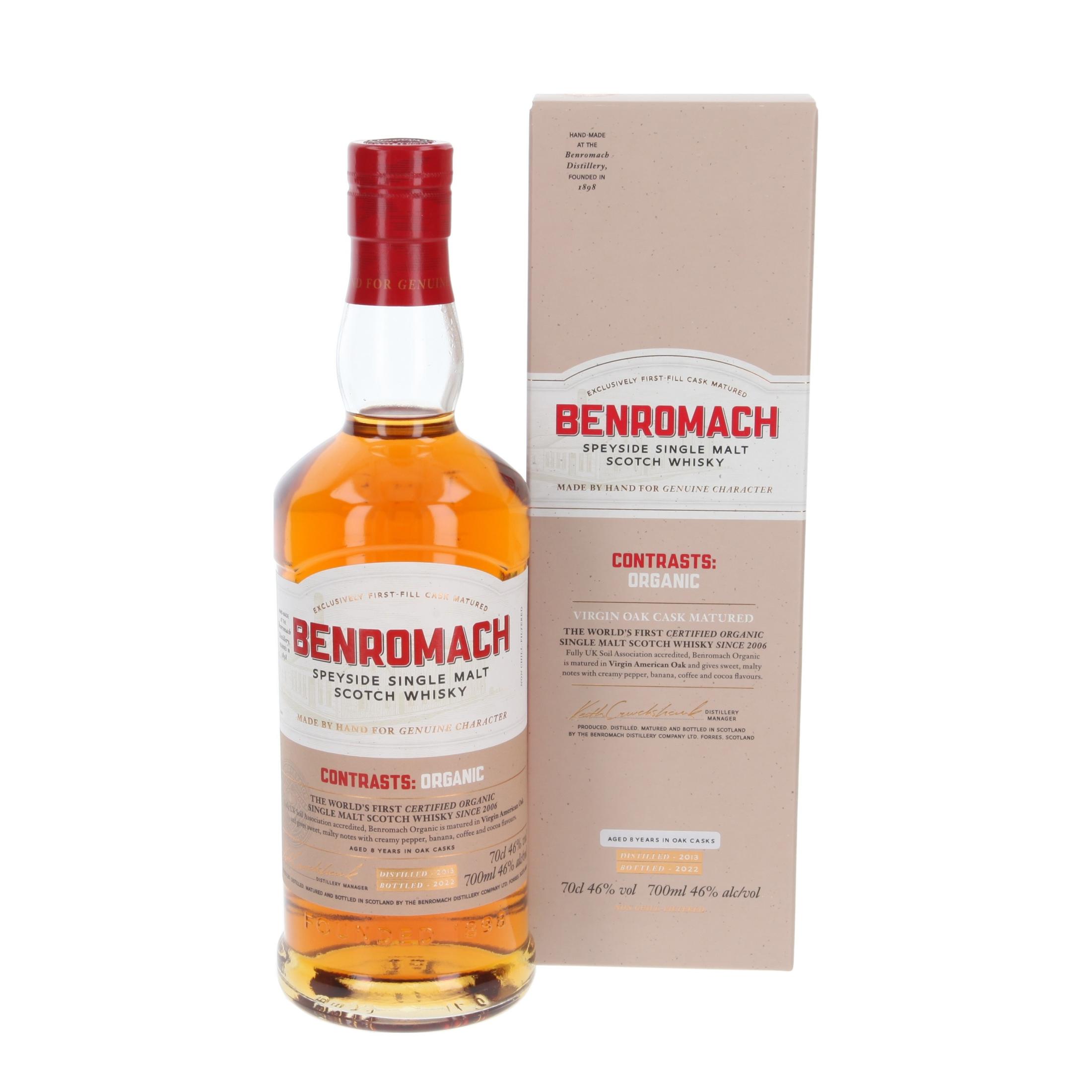 Виски Benromach Organic 8 Лет 2013/2022 700 ml
