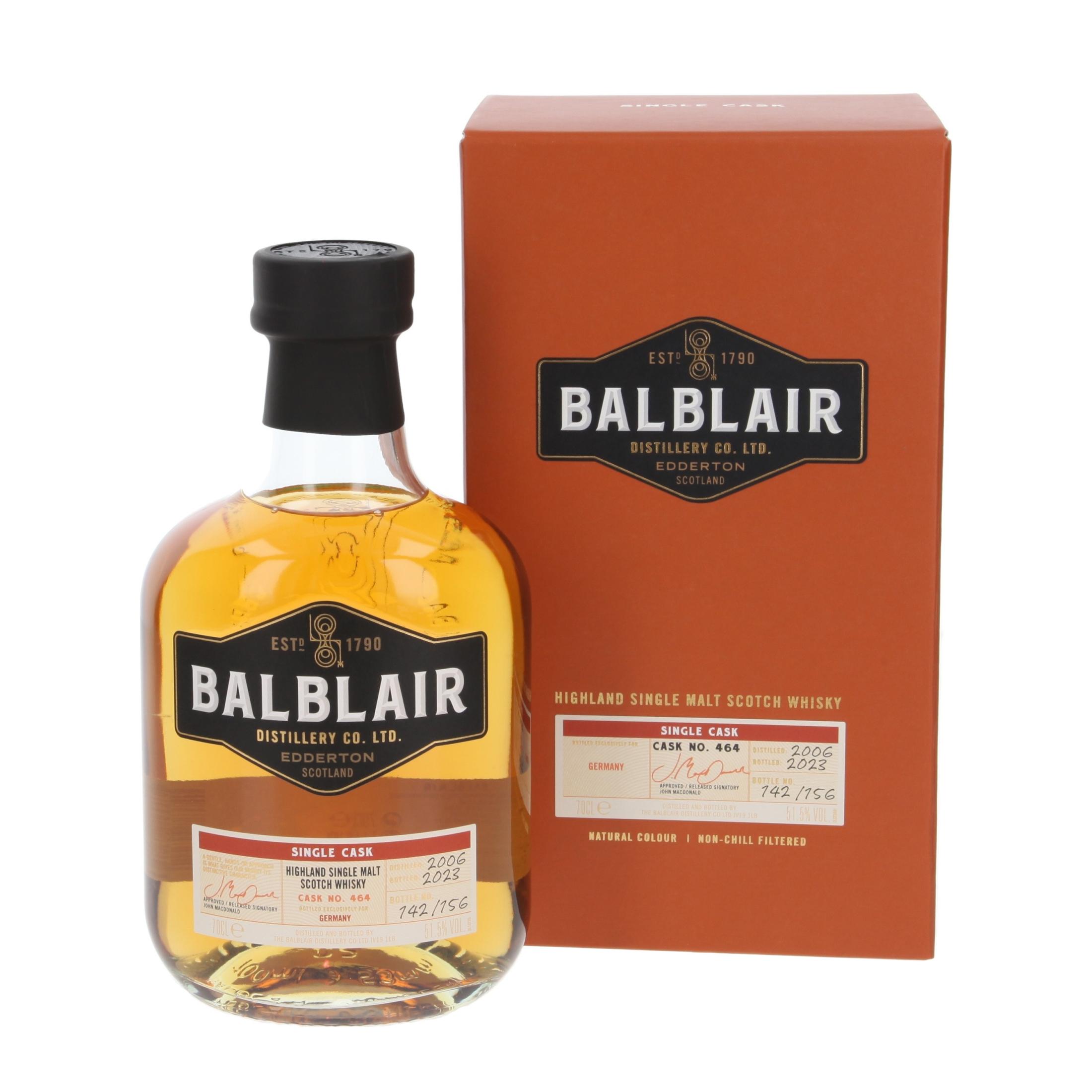 Виски Balblair Single Cask 16 Лет 2006/2023 700 ml