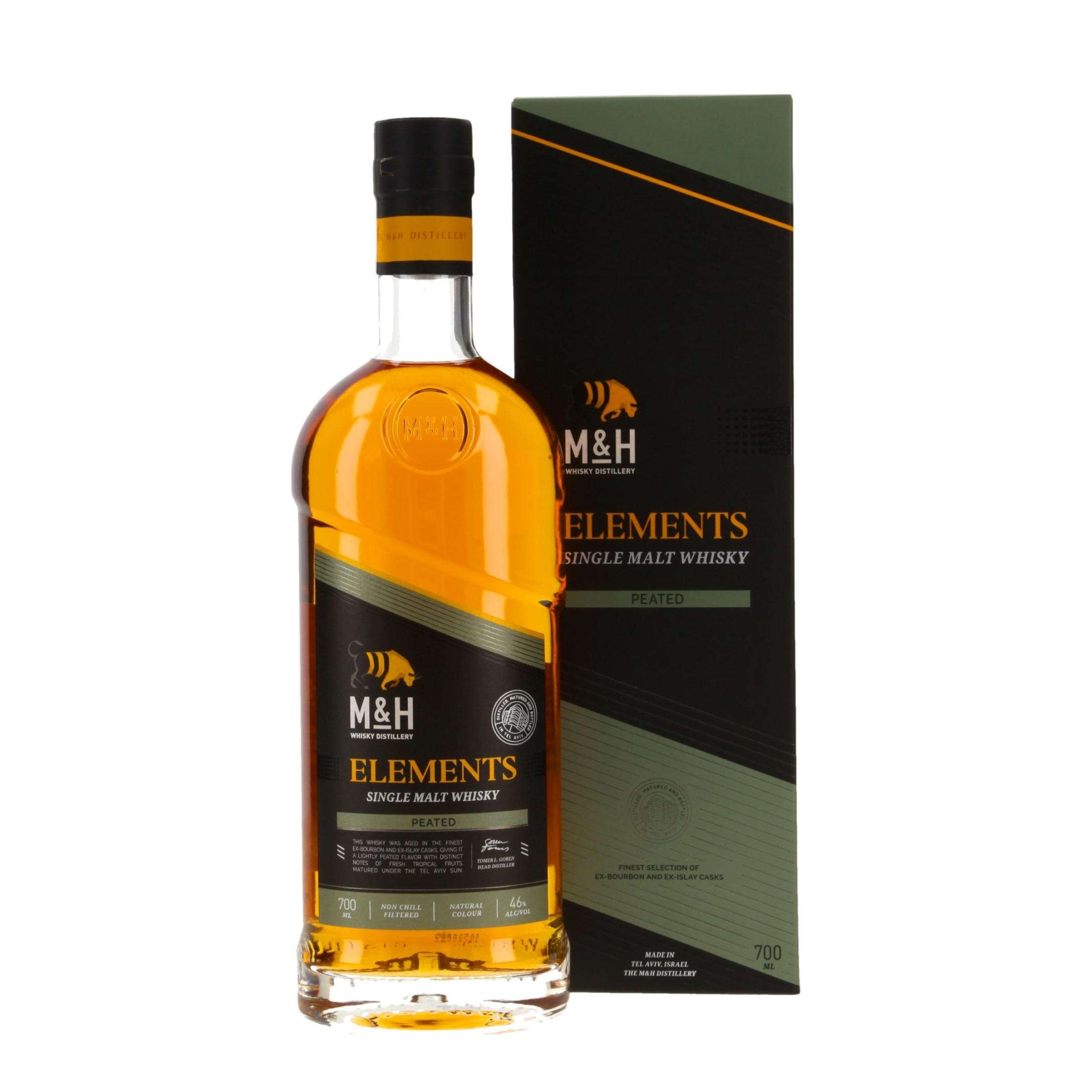 Виски M&H Elements Peated 700 ml