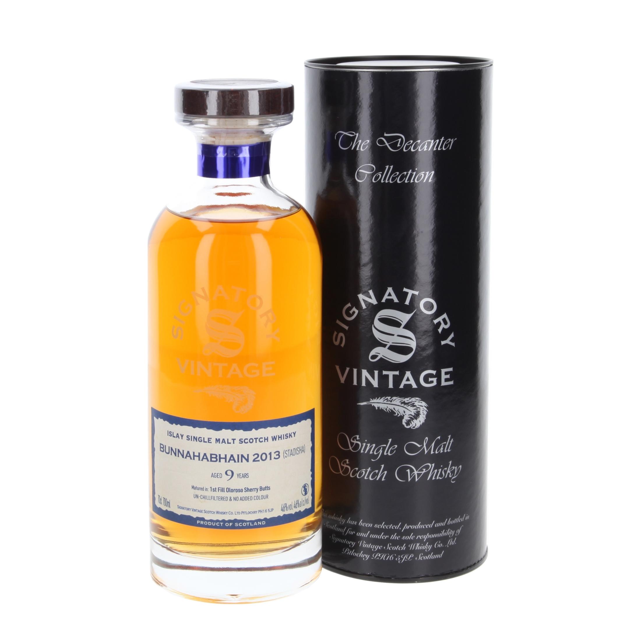 Виски Bunnahabhain Staoisha The Decanter Collection 9 Лет 2013/2023 700 ml