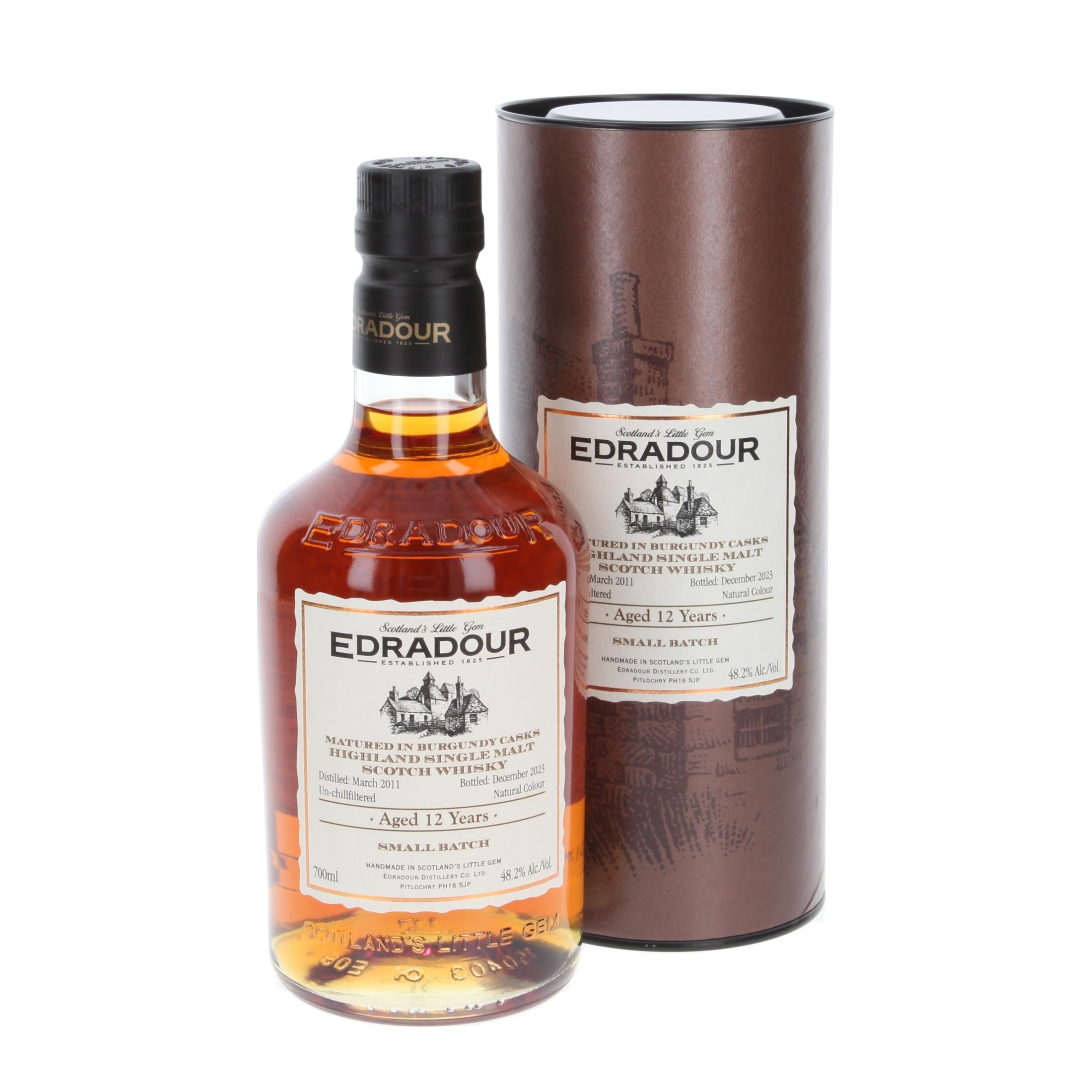 Виски Edradour Burgundy Casks 12 Лет 2011/2023 700 ml