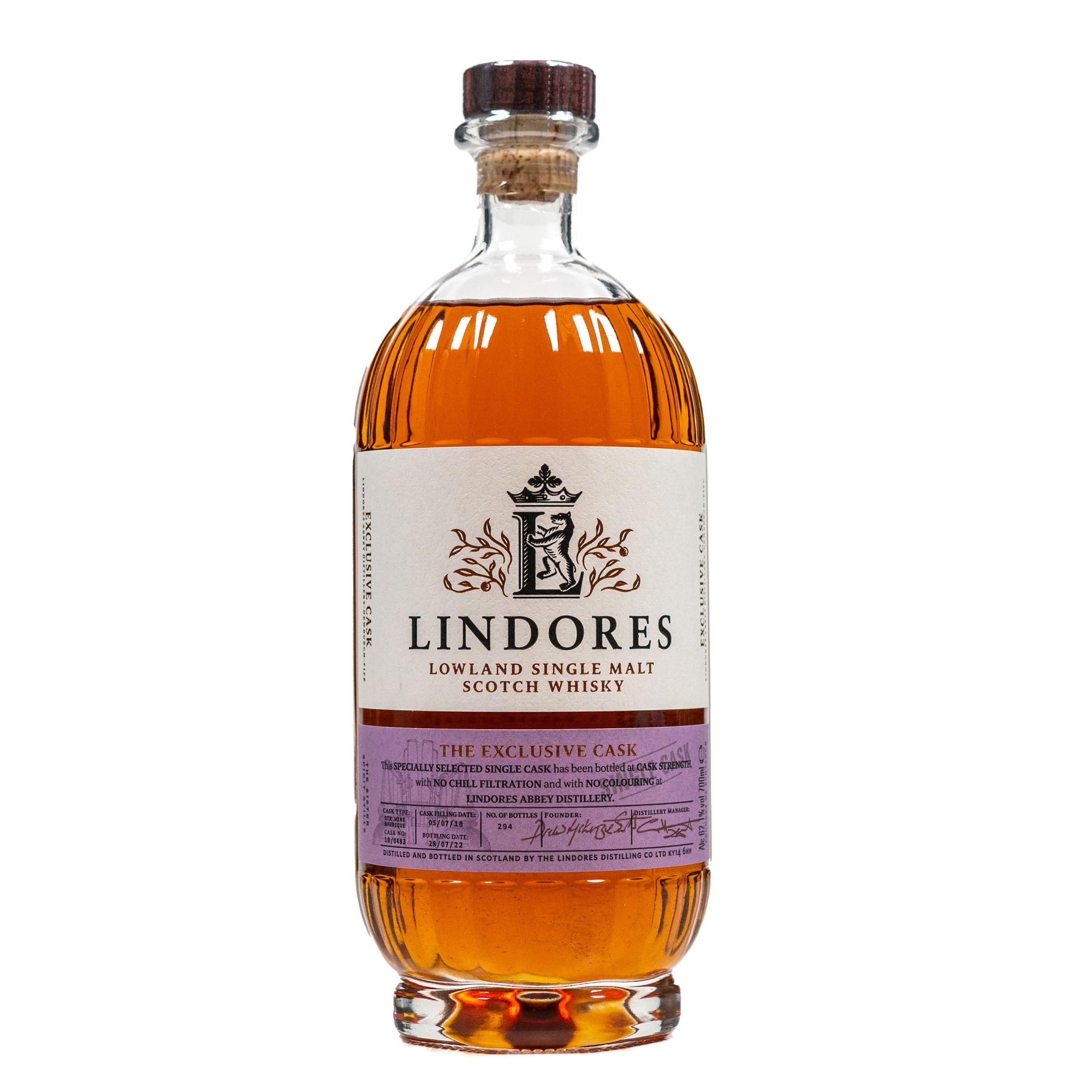 Виски Lindores The Exclusive Cask STR Wine Barrique 2018/2022 700 ml
