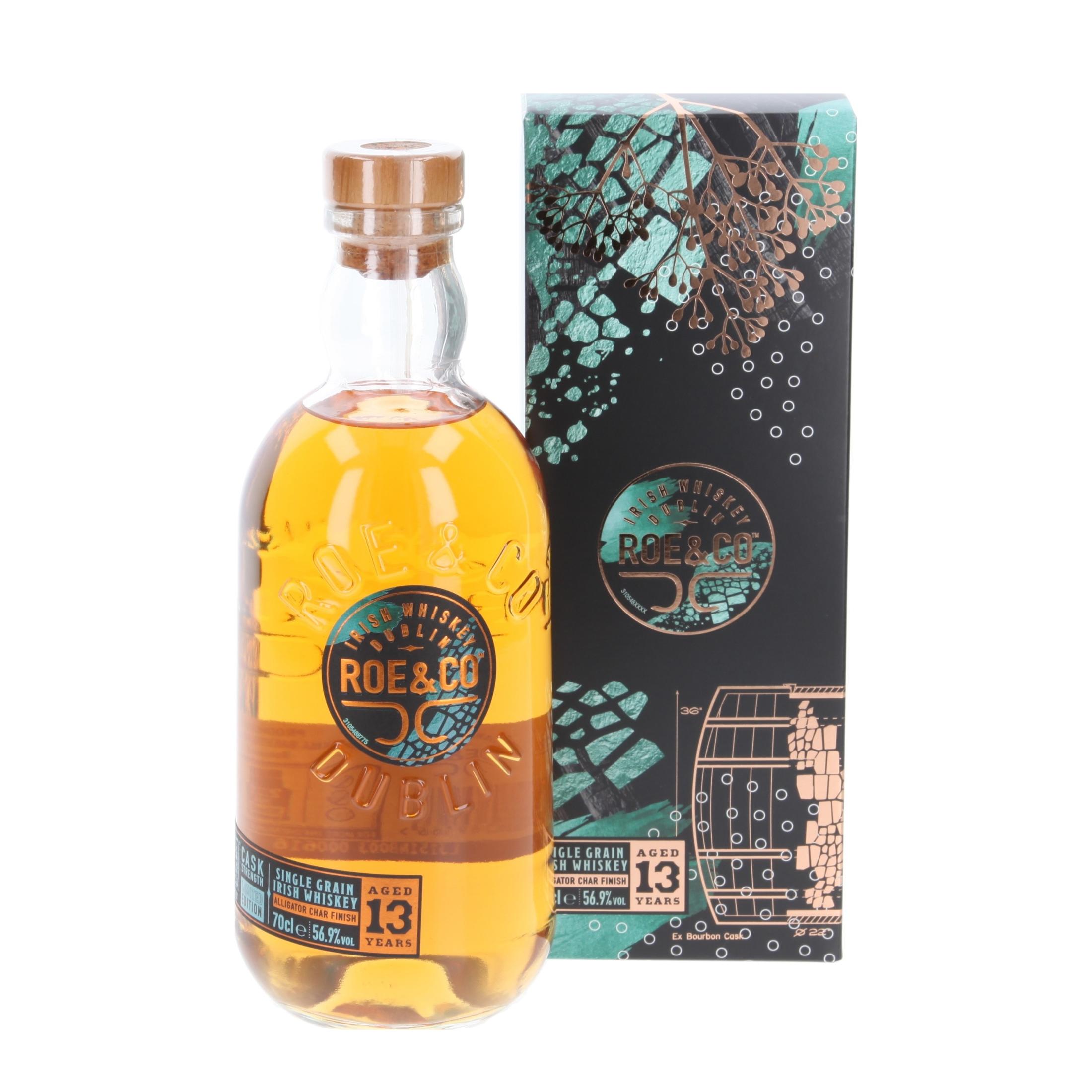 Виски Roe & Co Aligator Char Finish Cask Strength 13 Лет 700 ml