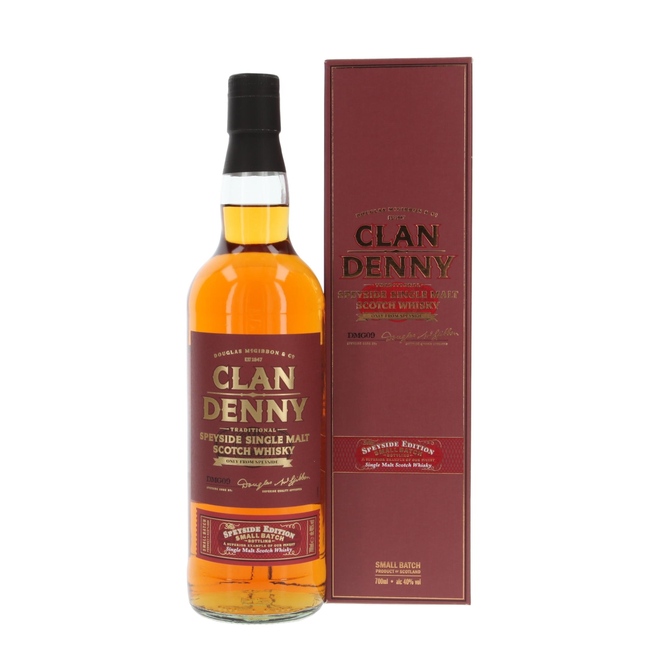 Виски Speyside Single Malt Clan Denny 700 ml