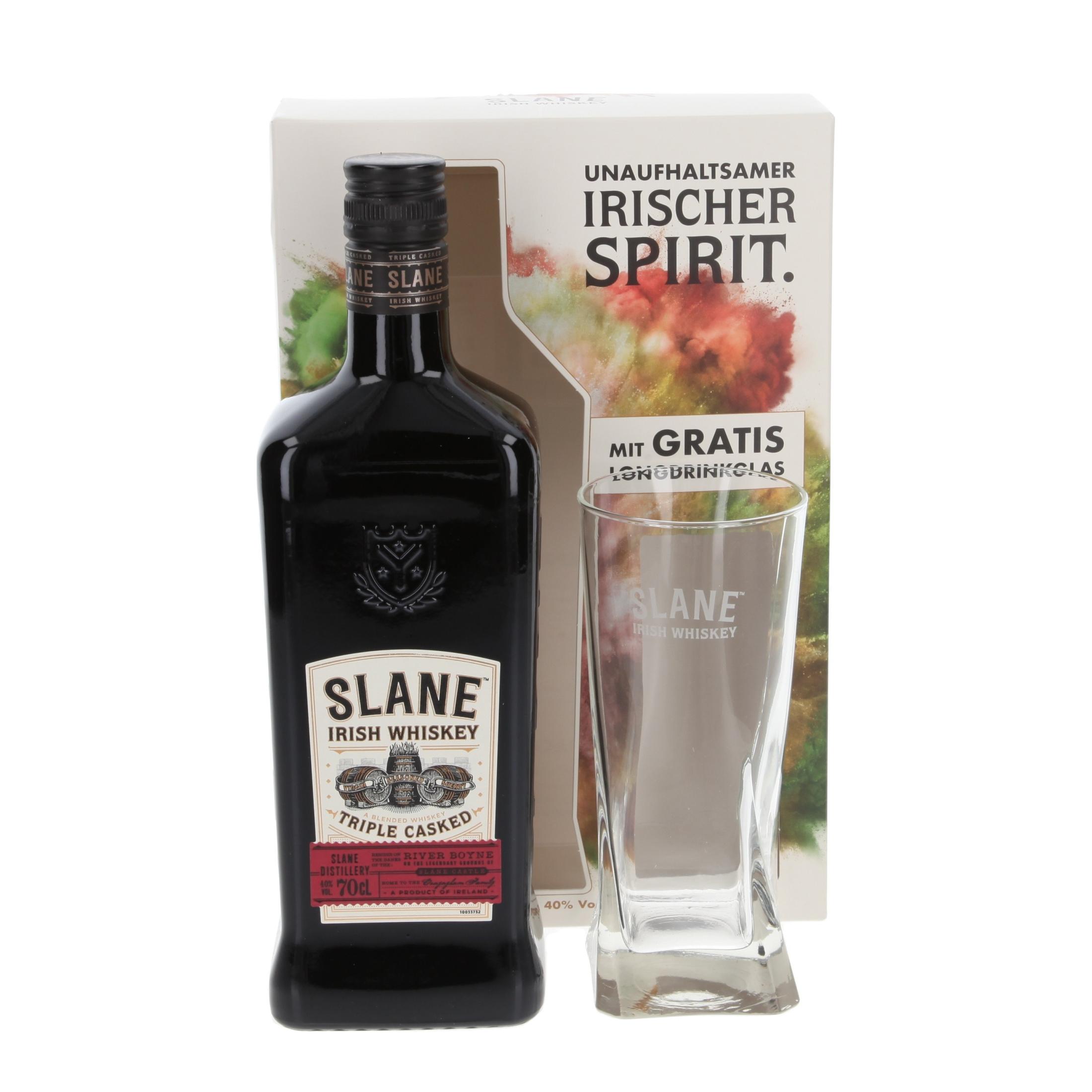 Виски Slane Triple Casked incl. highball glass 700 ml