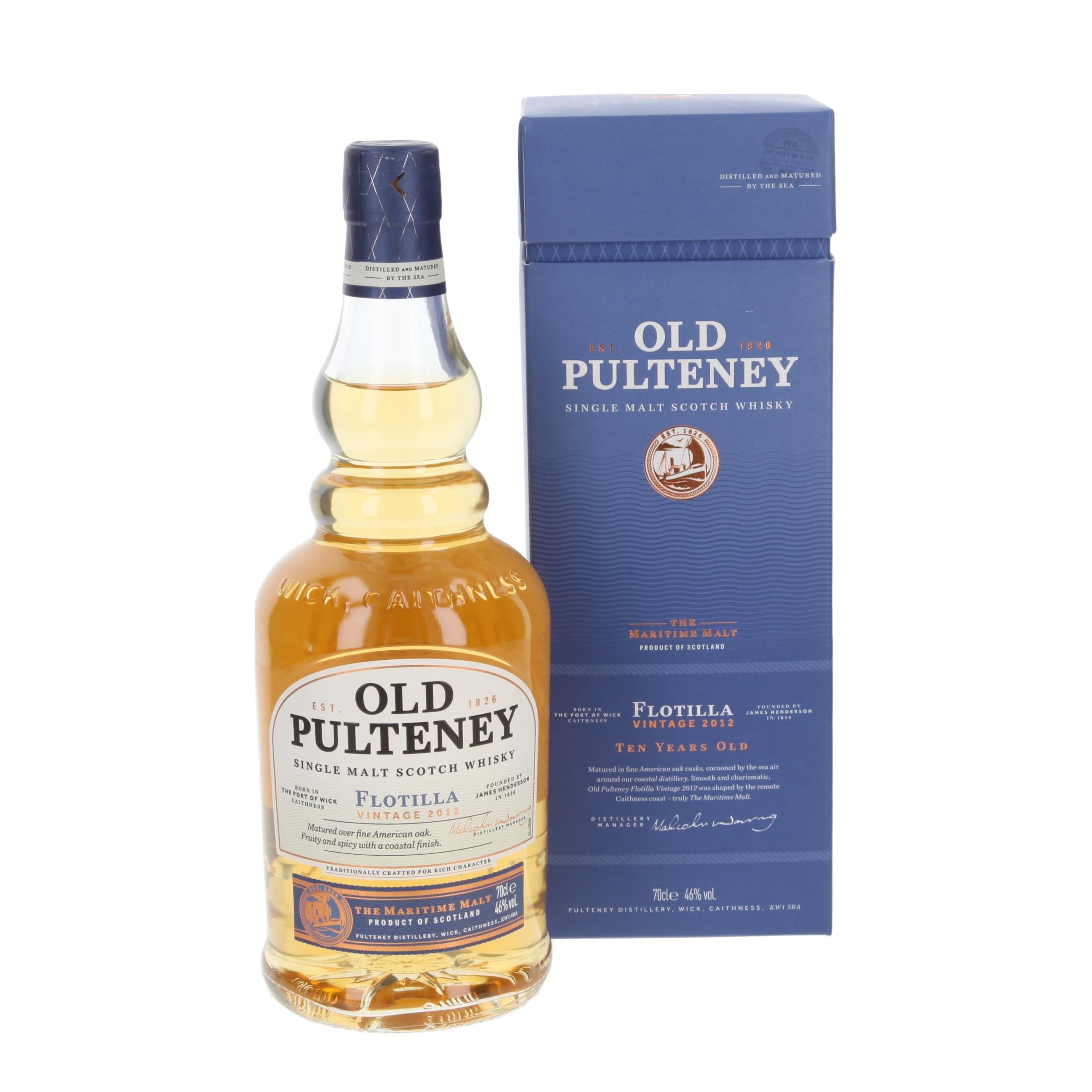 Виски Old Pulteney Flotilla 10 Лет 2012/ 700 ml