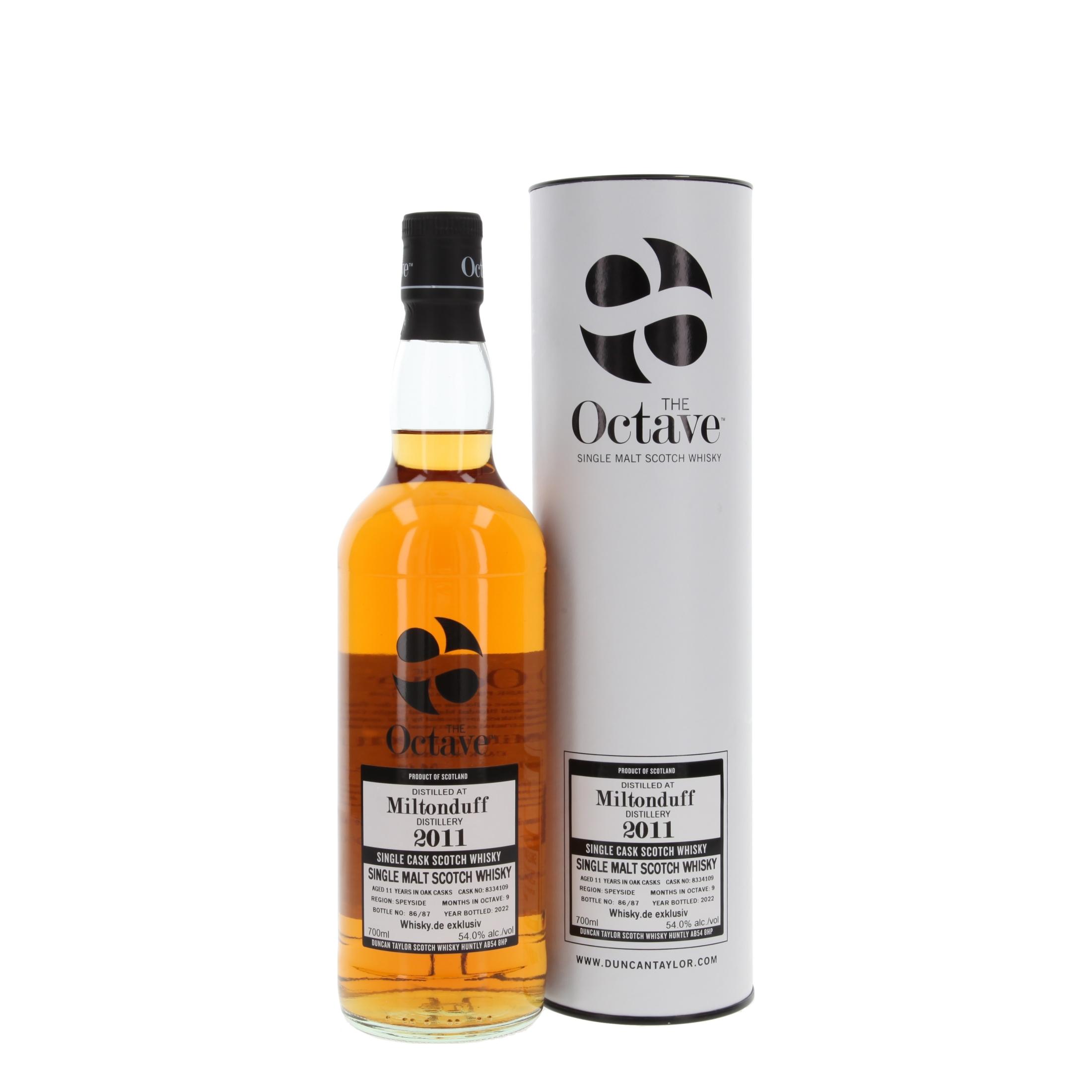 Виски Miltonduff The Octave Whisky.de exclusive 11 Лет 2011/2022 700 ml