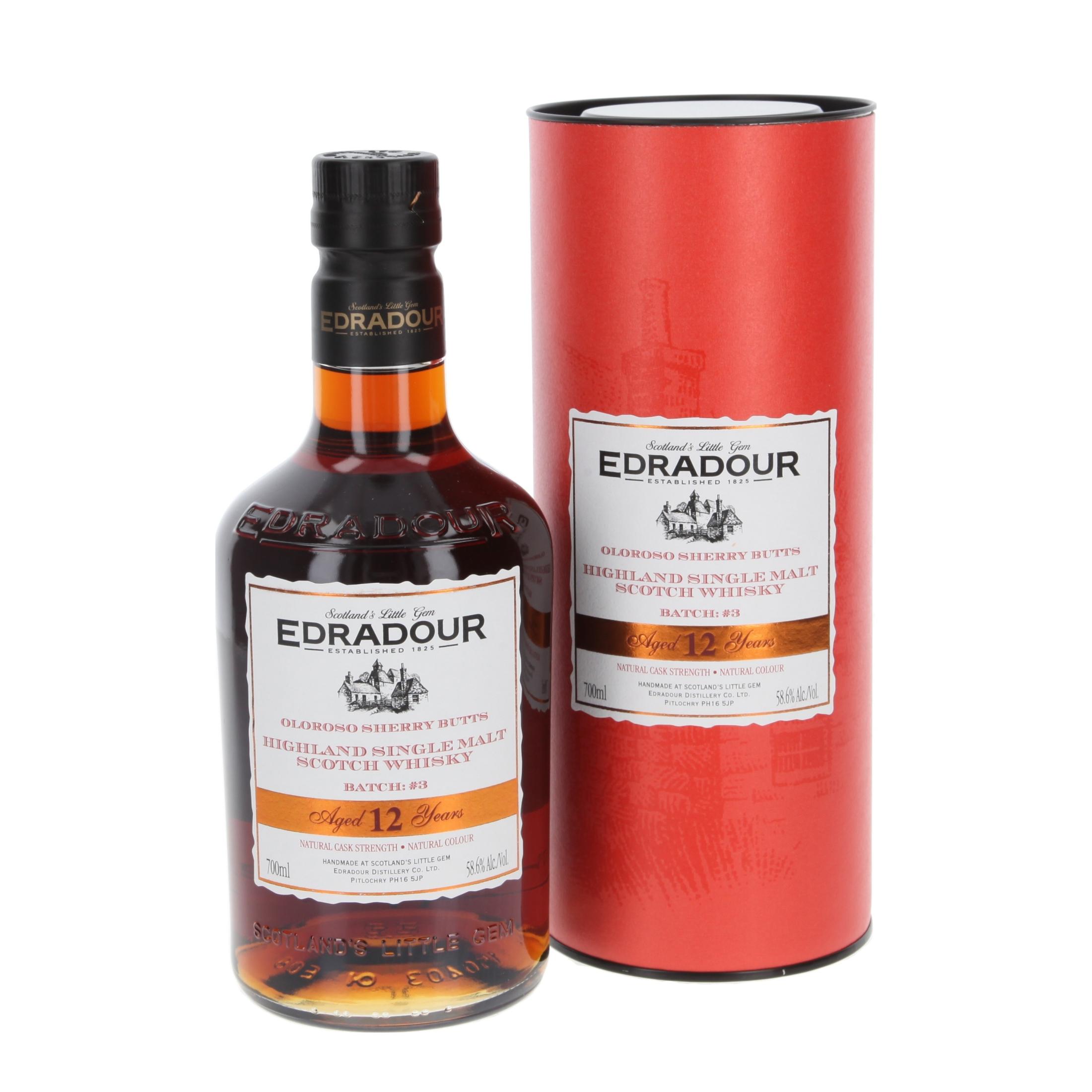 Виски Edradour Cask Strength Batch #3 12 Лет 700 ml