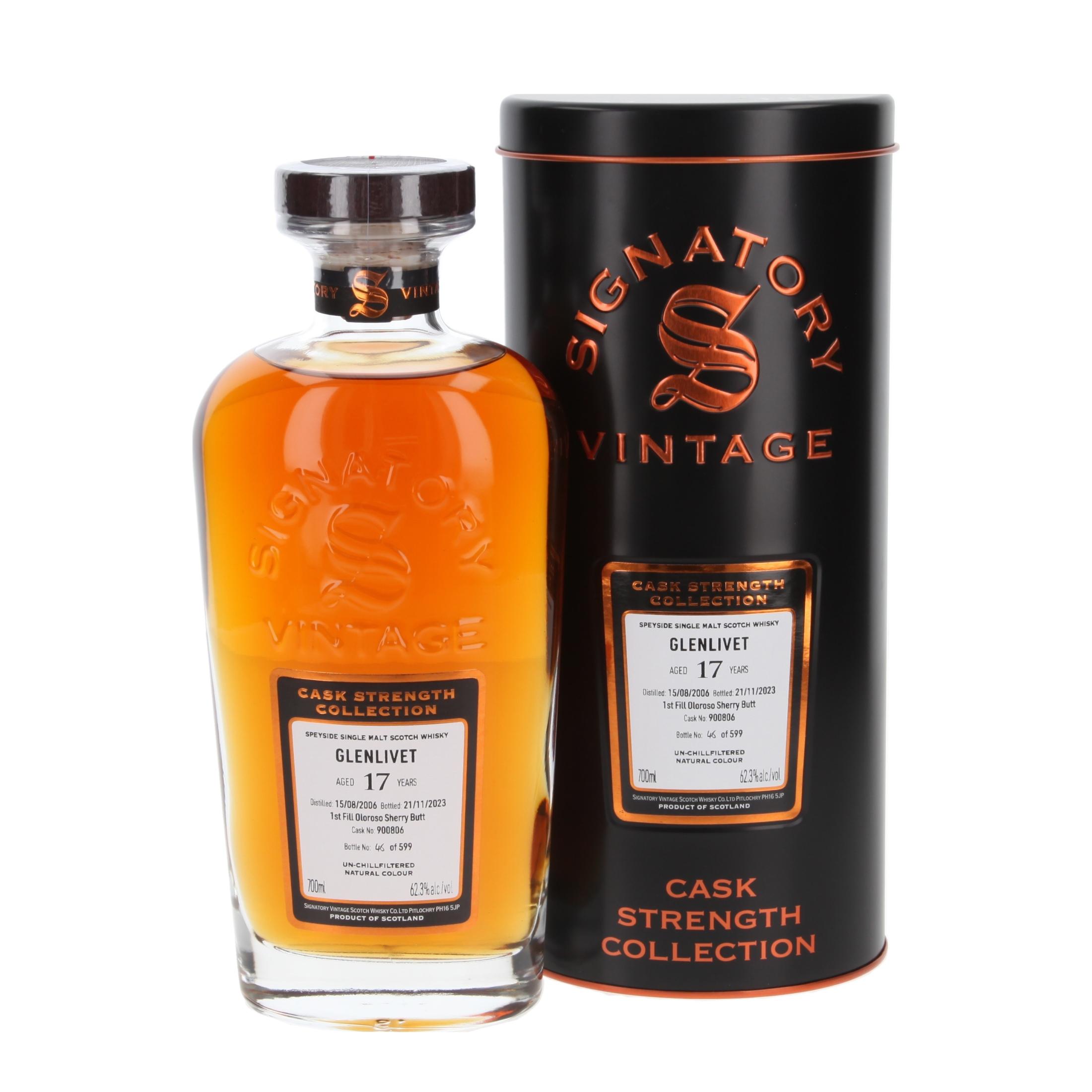 Виски Glenlivet Cask Strength 17 Лет 2006/2023 700 ml