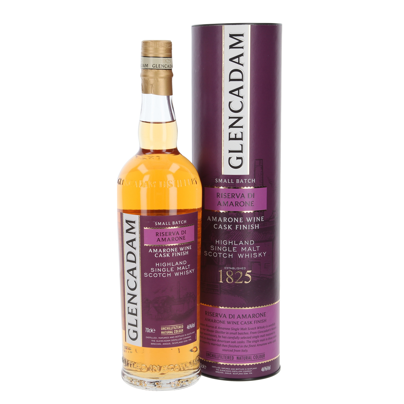 Виски Glencadam Reserva di Amarone - Amarone Cask Finish 700 ml