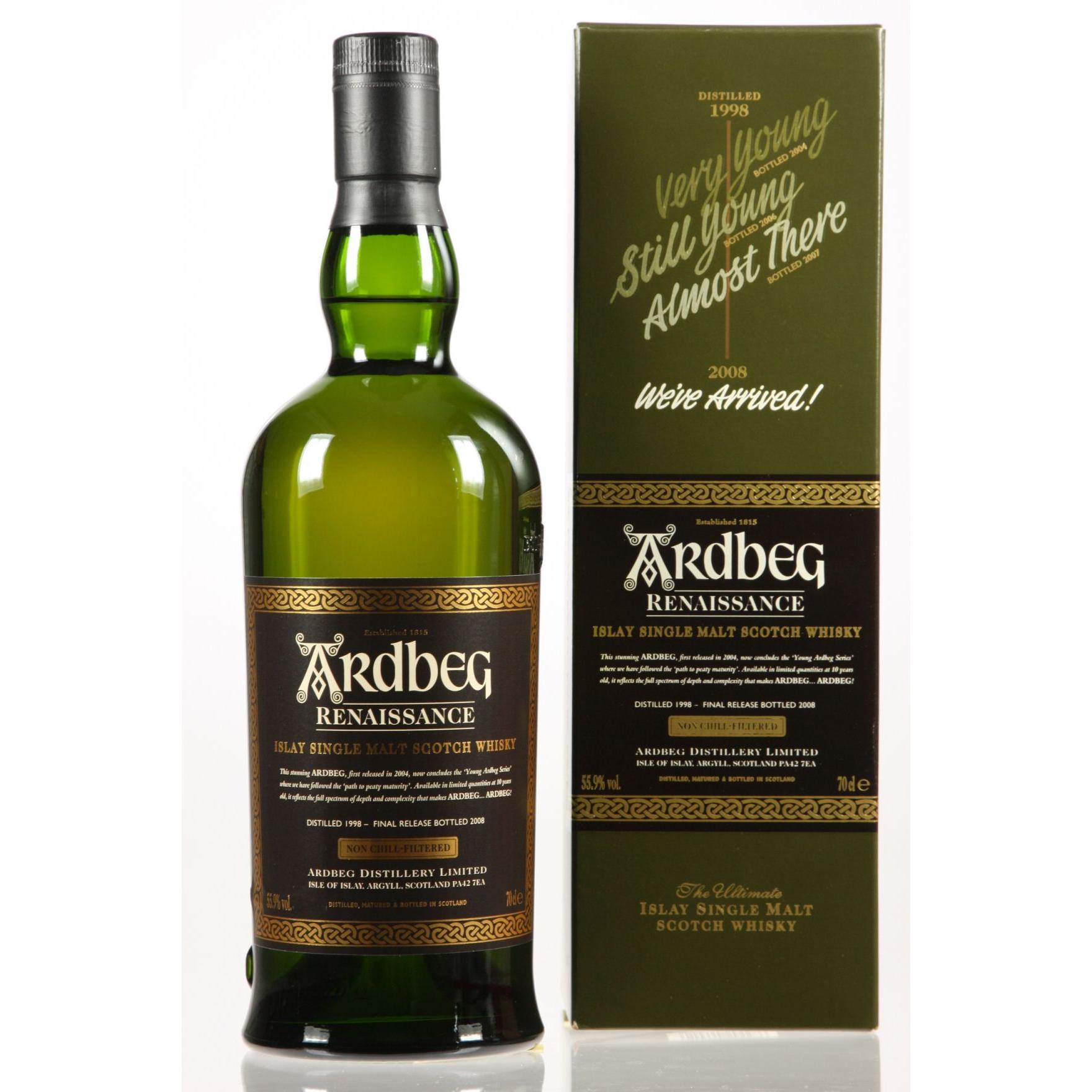 Виски Ardbeg Renaissance 10 Лет 1998/2008 700 ml