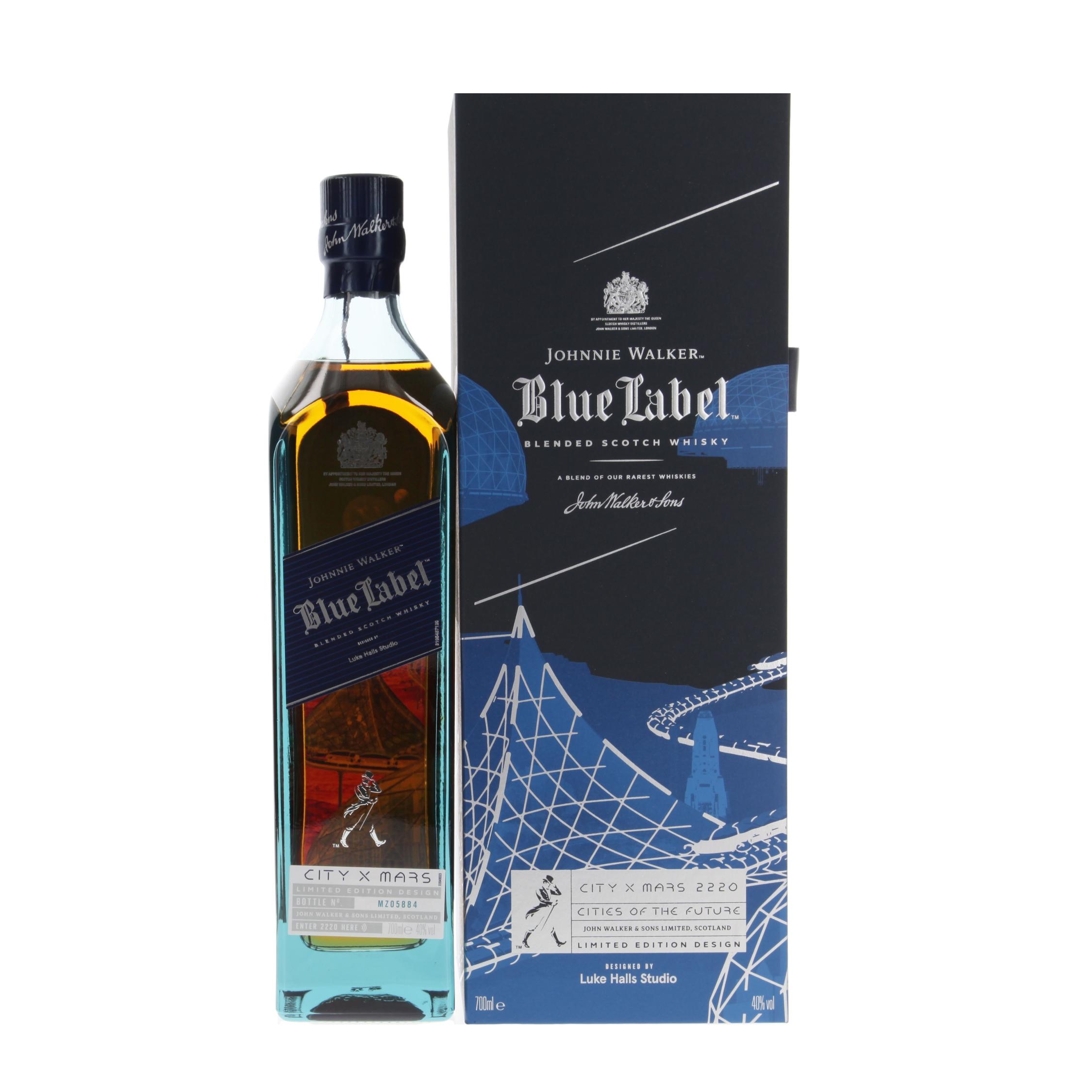 Виски Johnnie Walker Blue Label - Cities of the Future - Mars 2220 700 ml
