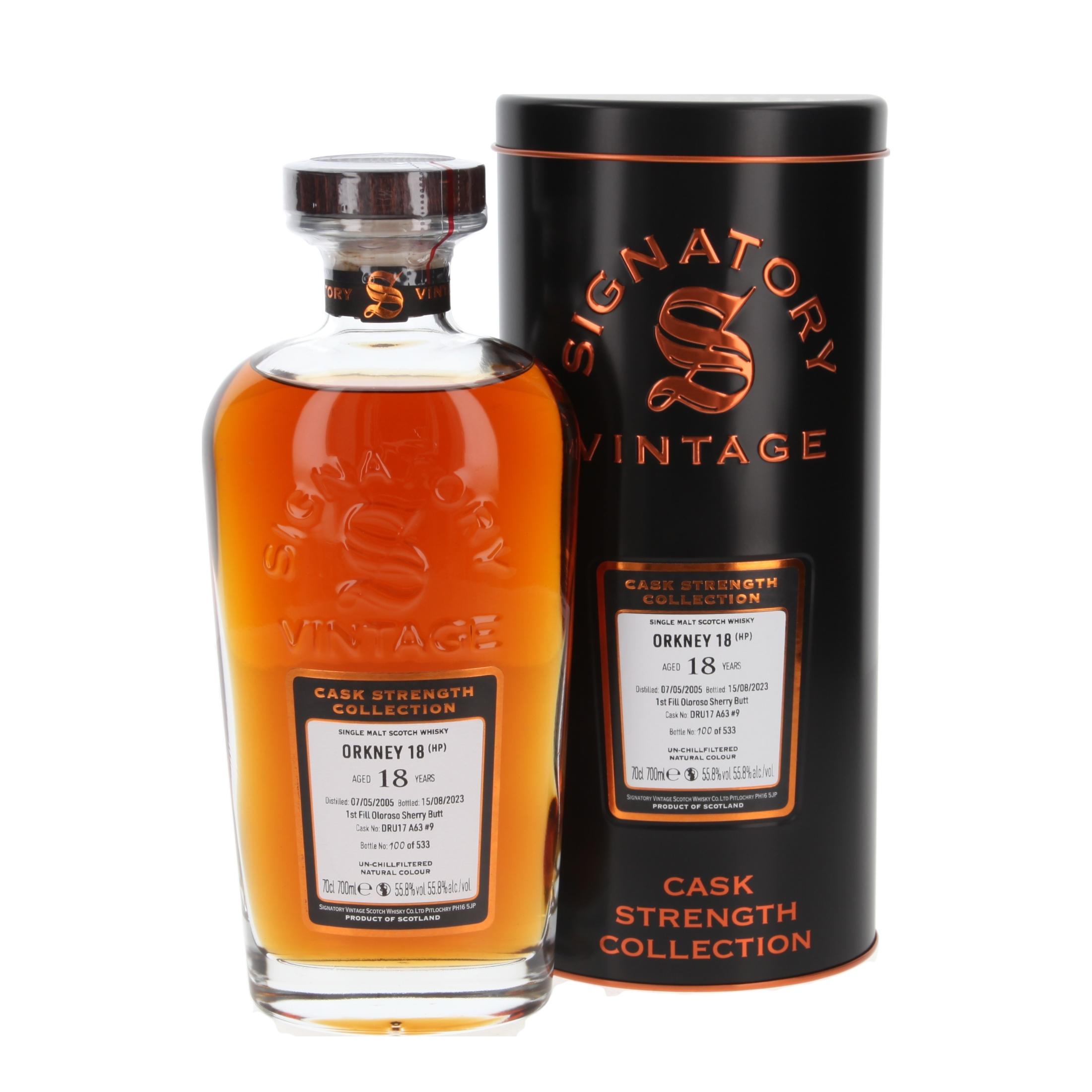 Виски Orkney First Fill Oloroso Sherry Butt Cask Strength Collection 18 Лет 2005/2023 700 ml