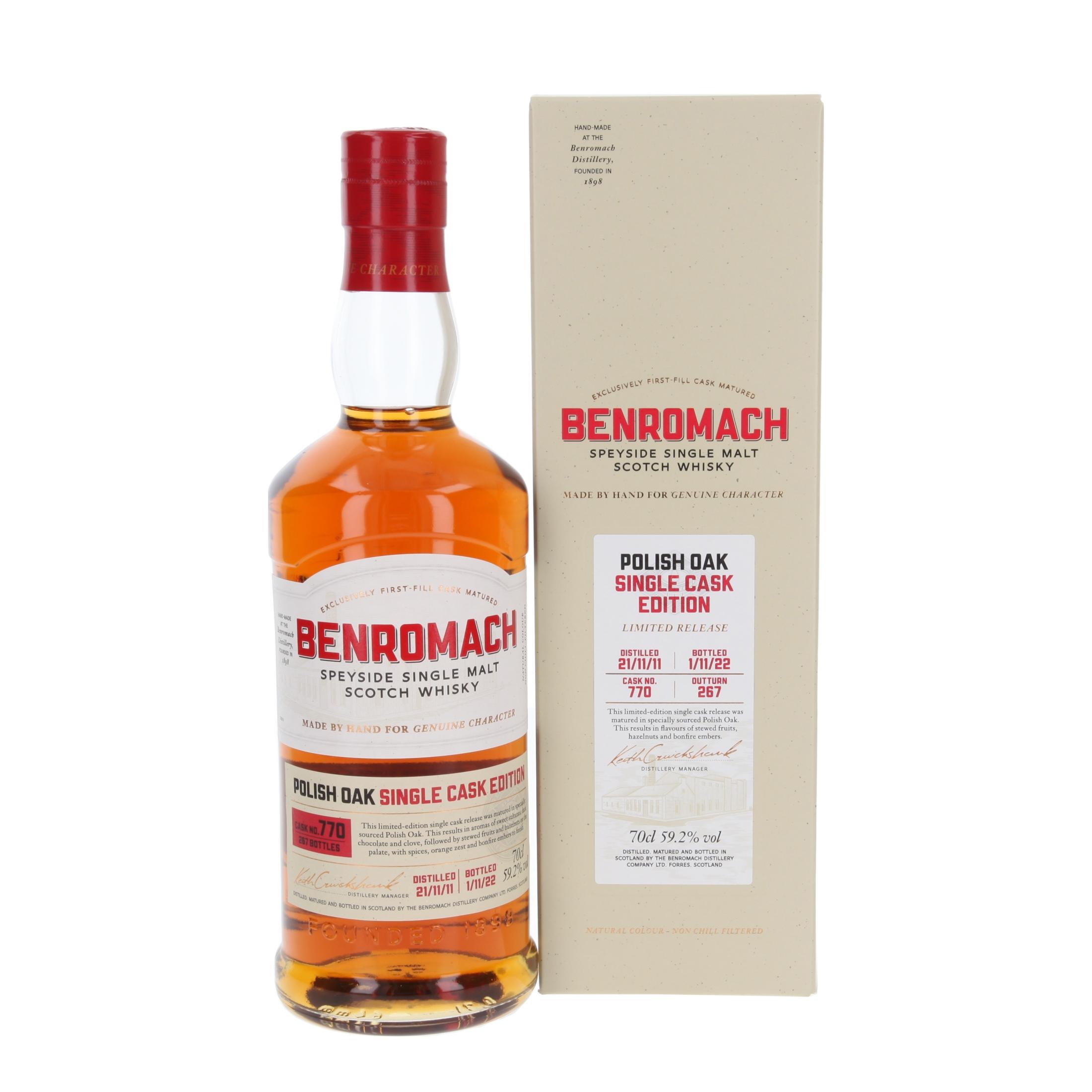 Виски Benromach Single Cask Polish Oak 10 Лет 2011/2022 700 ml