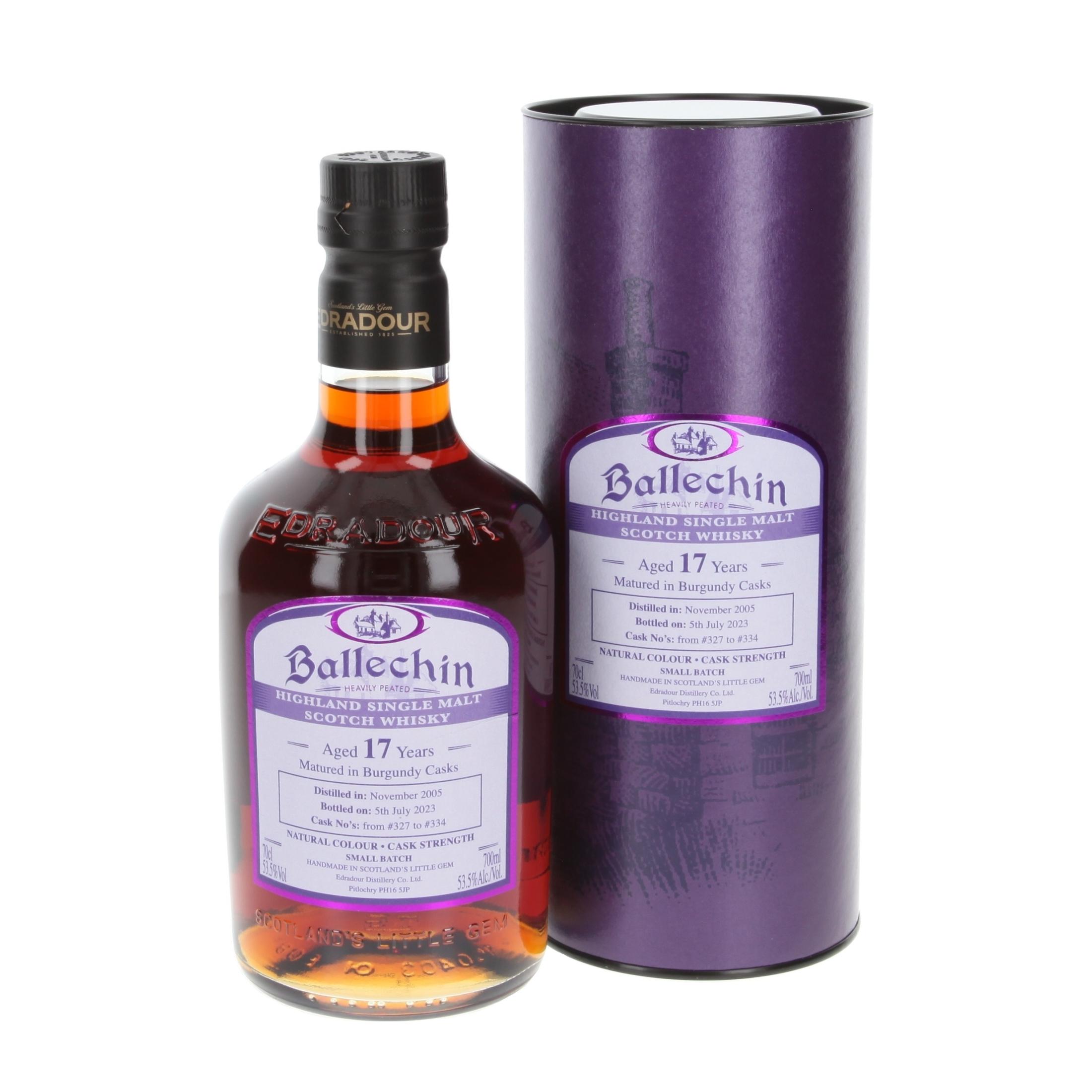 Виски Ballechin Burgundy Cask 17 Лет 2005/2023 700 ml