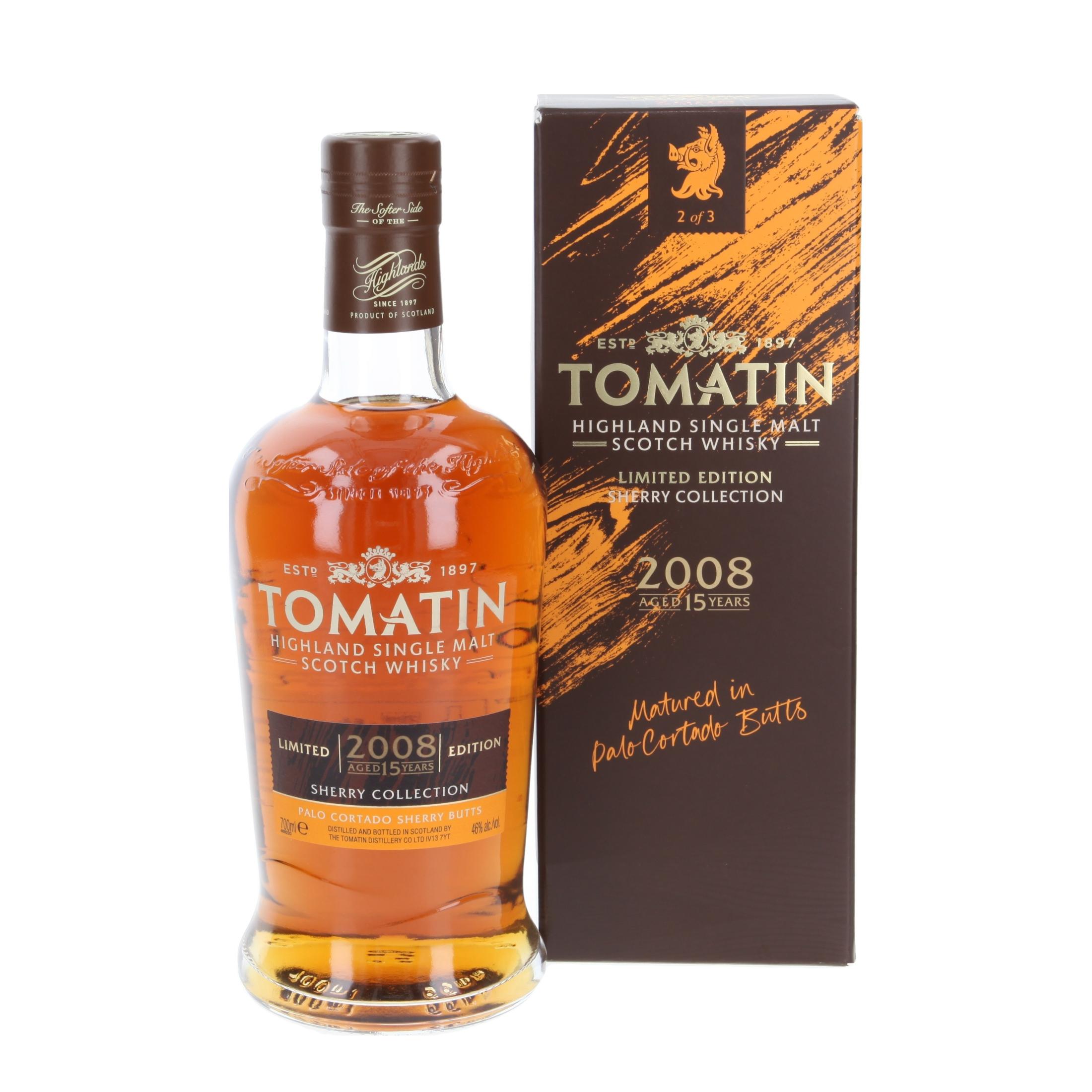 Виски Tomatin Palo Cortado Sherry Butts - The Sherry Collection 15 Лет 2008/2024 700 ml