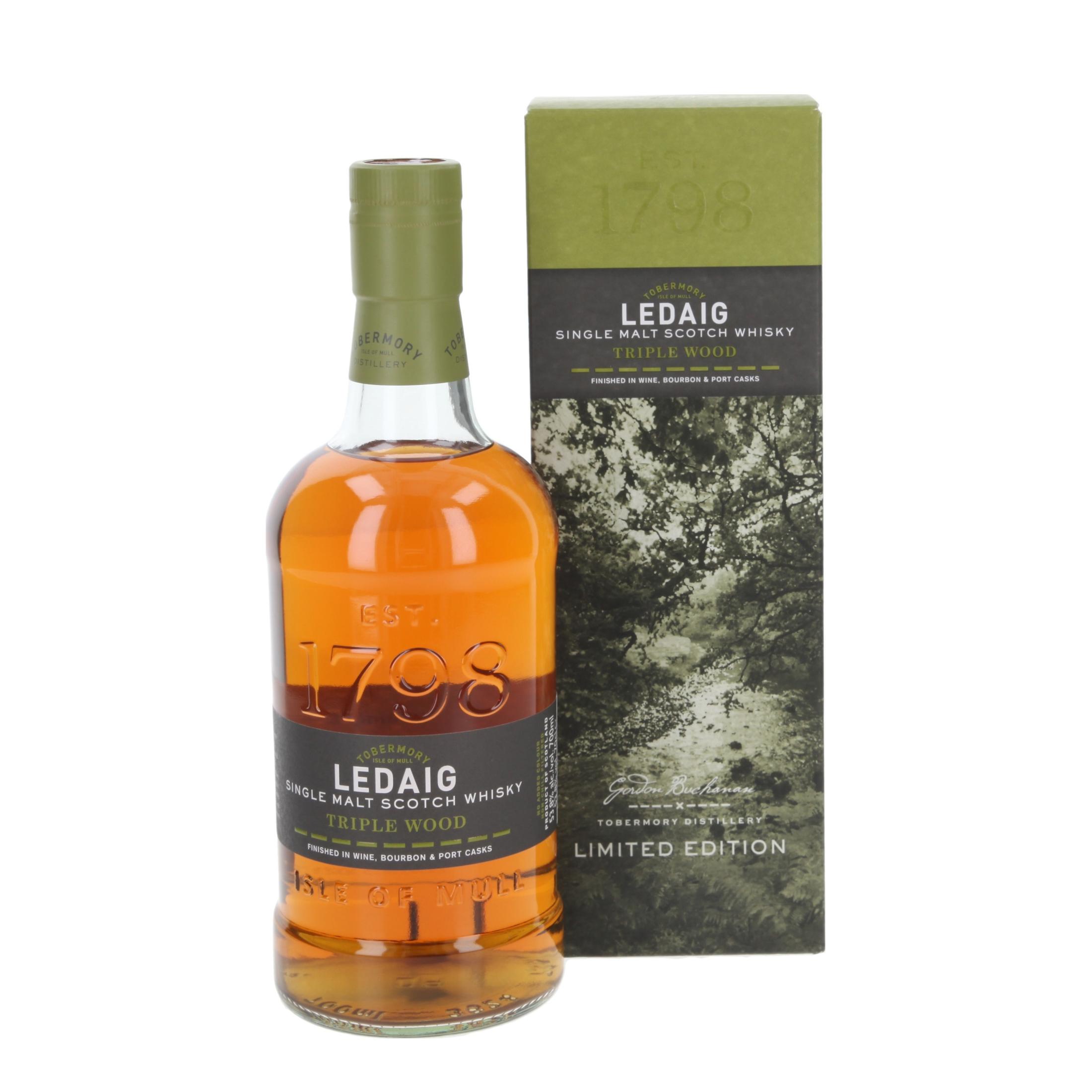 Виски Ledaig Triple Wood 700 ml