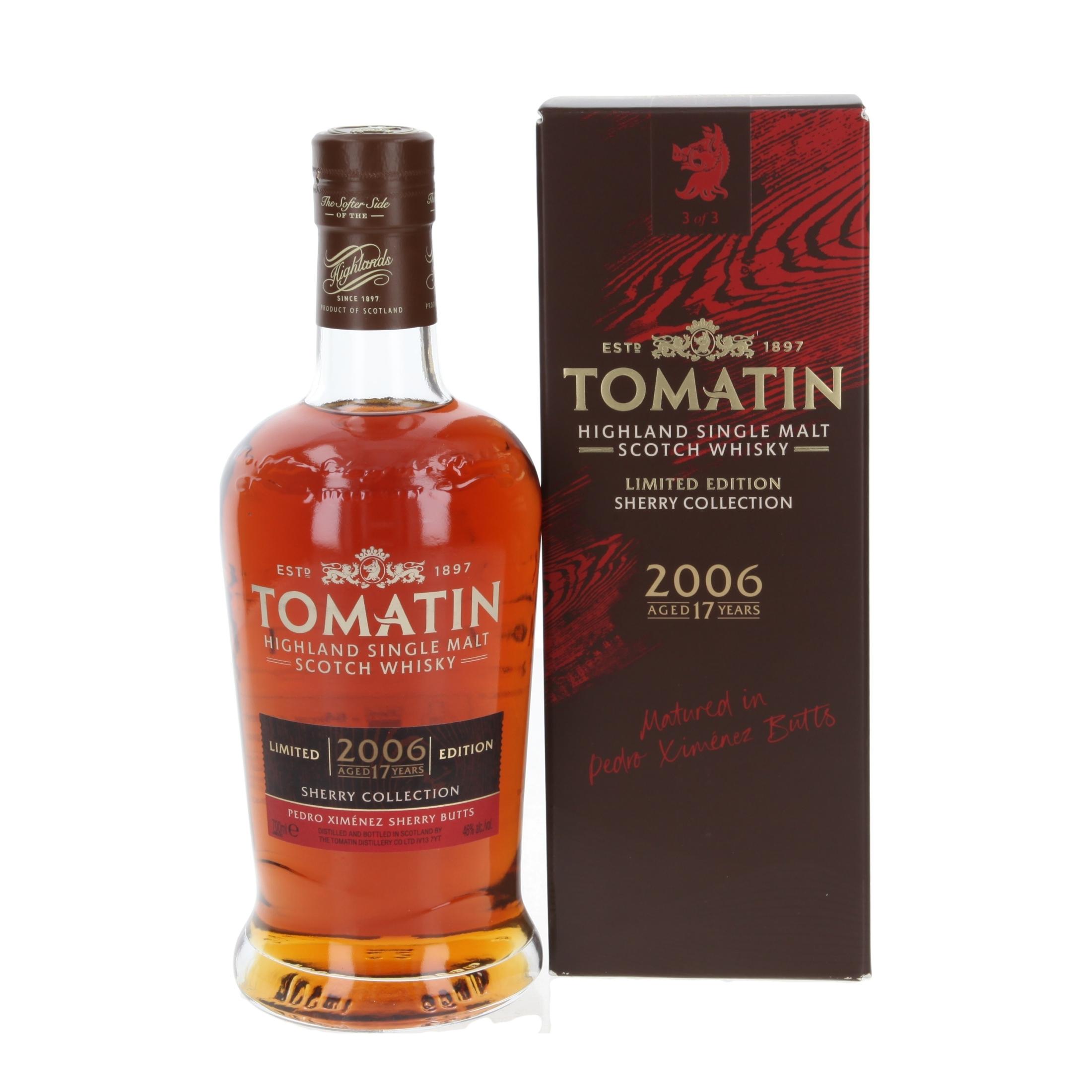 Виски Tomatin Pedro Ximénez Sherry Butts - The Sherry Collection 17 Лет 2006/2024 700 ml