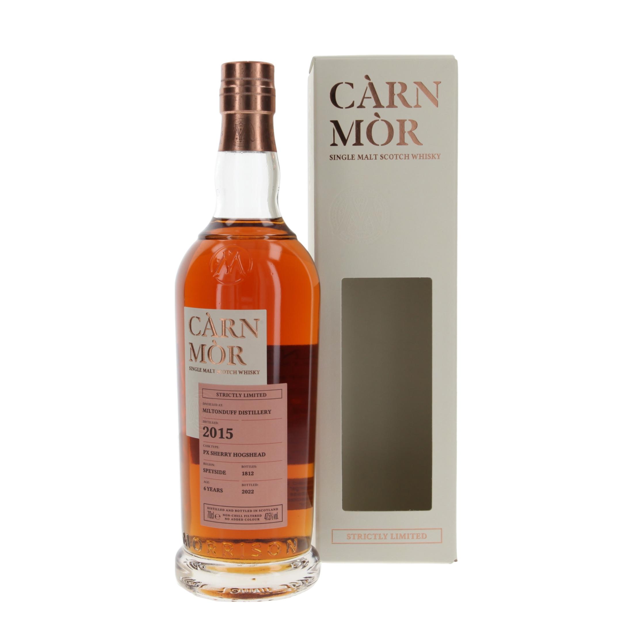Виски Miltonduff PX Sherry Hogshead Càrn Mòr Strictly Limited 6 Лет 2015/2022 700 ml